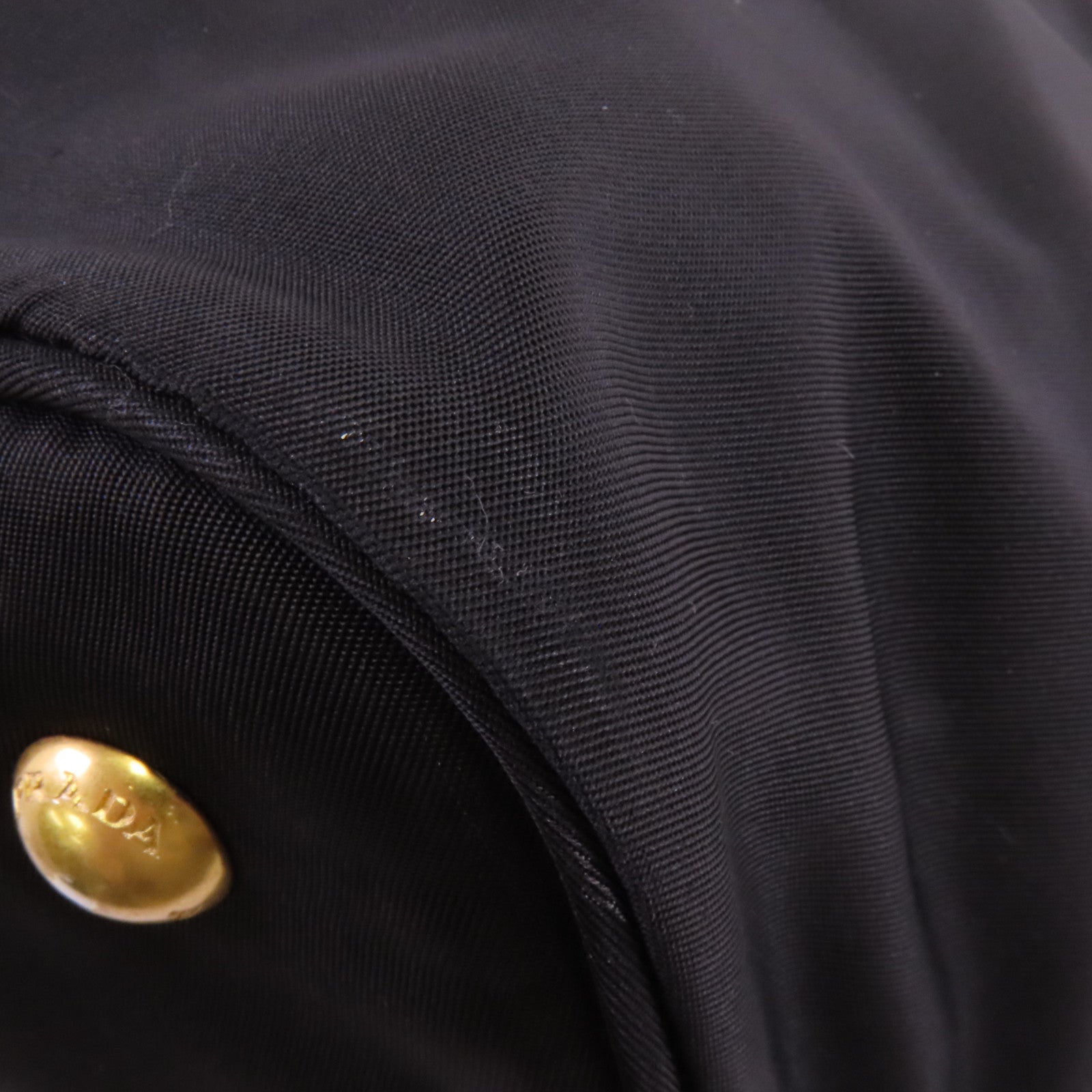 PRADA 尼龍2Way Shoulder金扣手挽肩背兩用袋