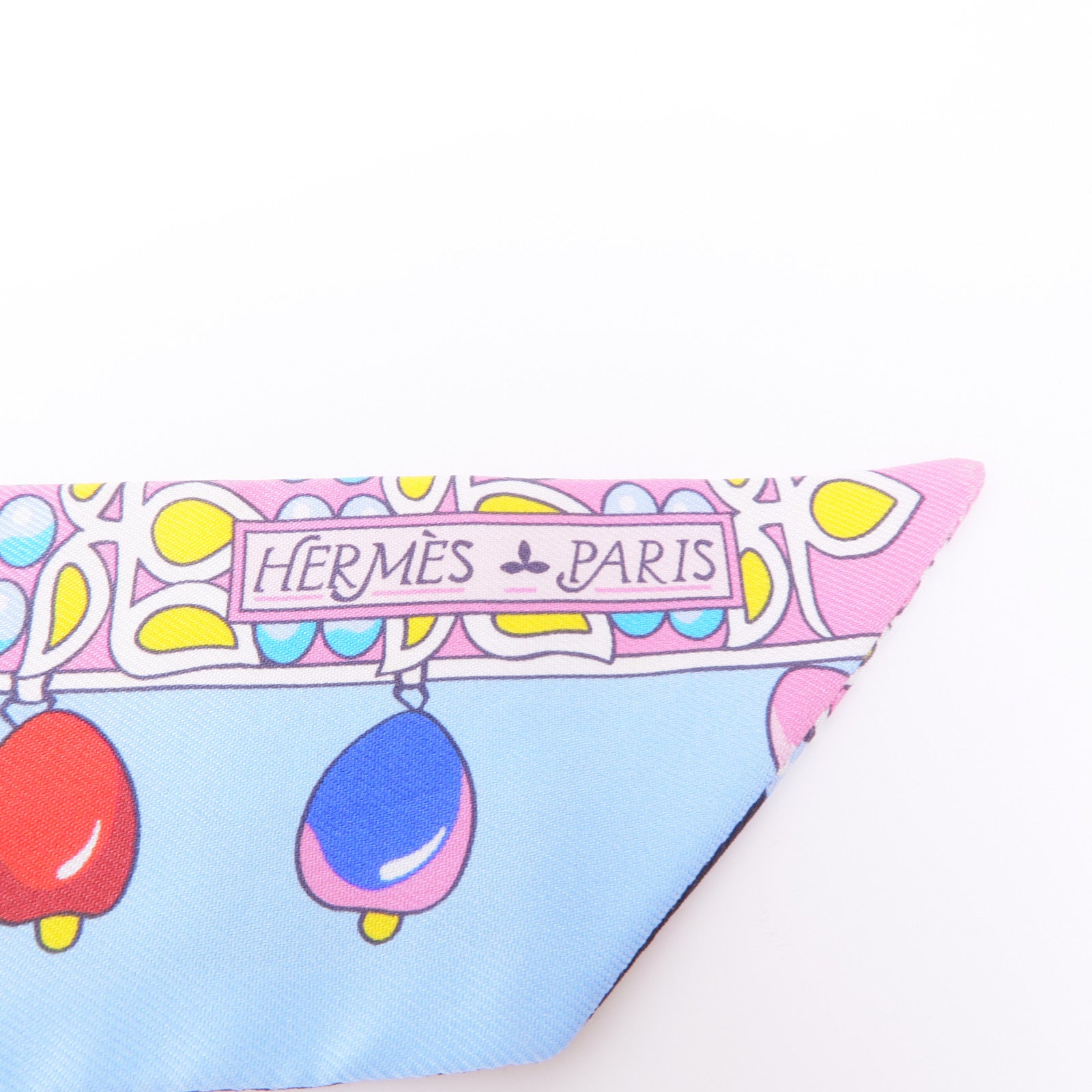 HERMES 絲質Twilly絲巾