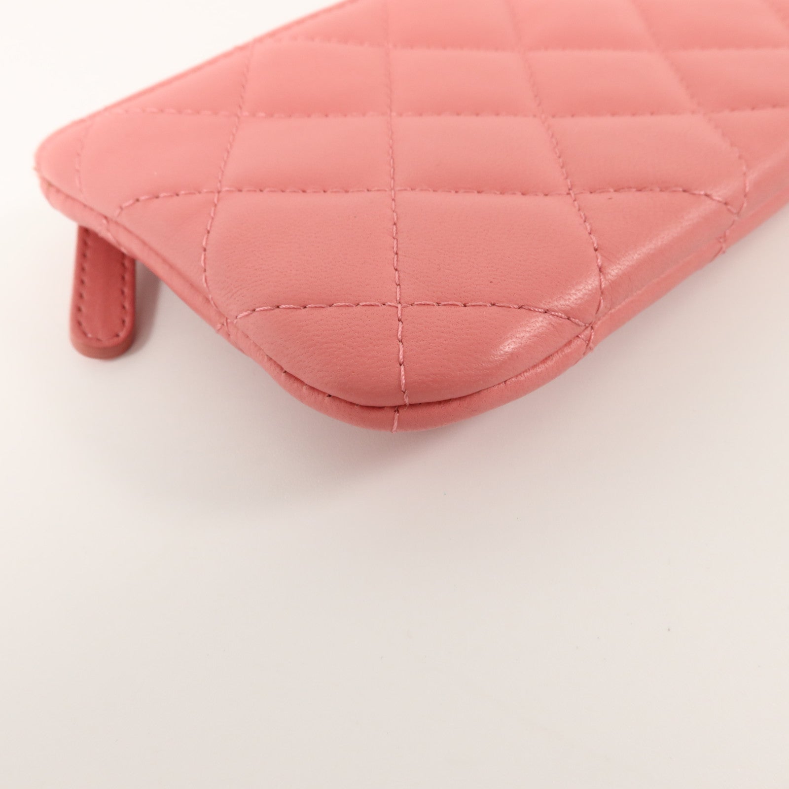 CHANEL 羊皮皮革Classic Zipped Coin Purse銀扣零錢包