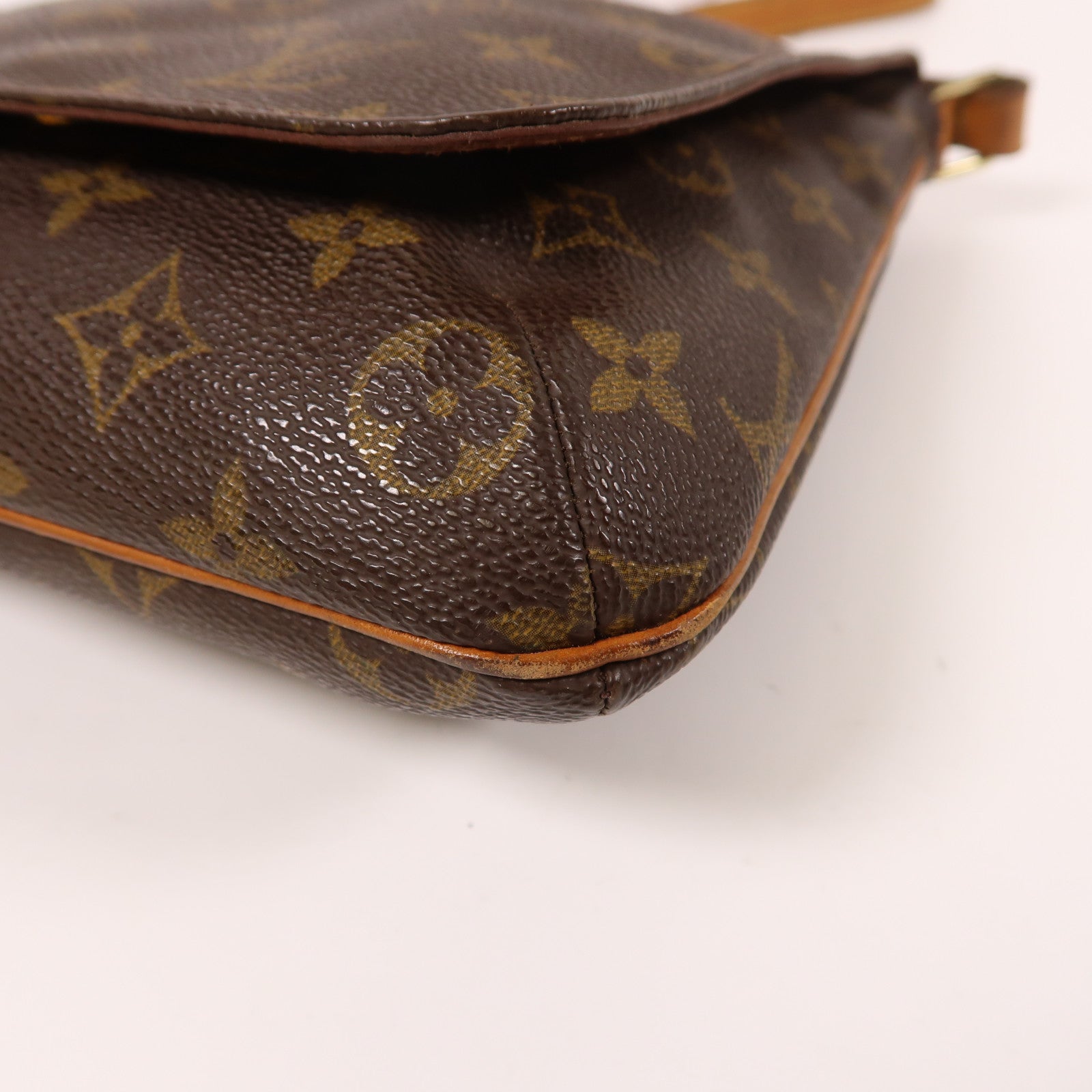 LOUIS VUITTON LV GHW Musette Salsa Shoulder Bag M51258 Monogram Brown