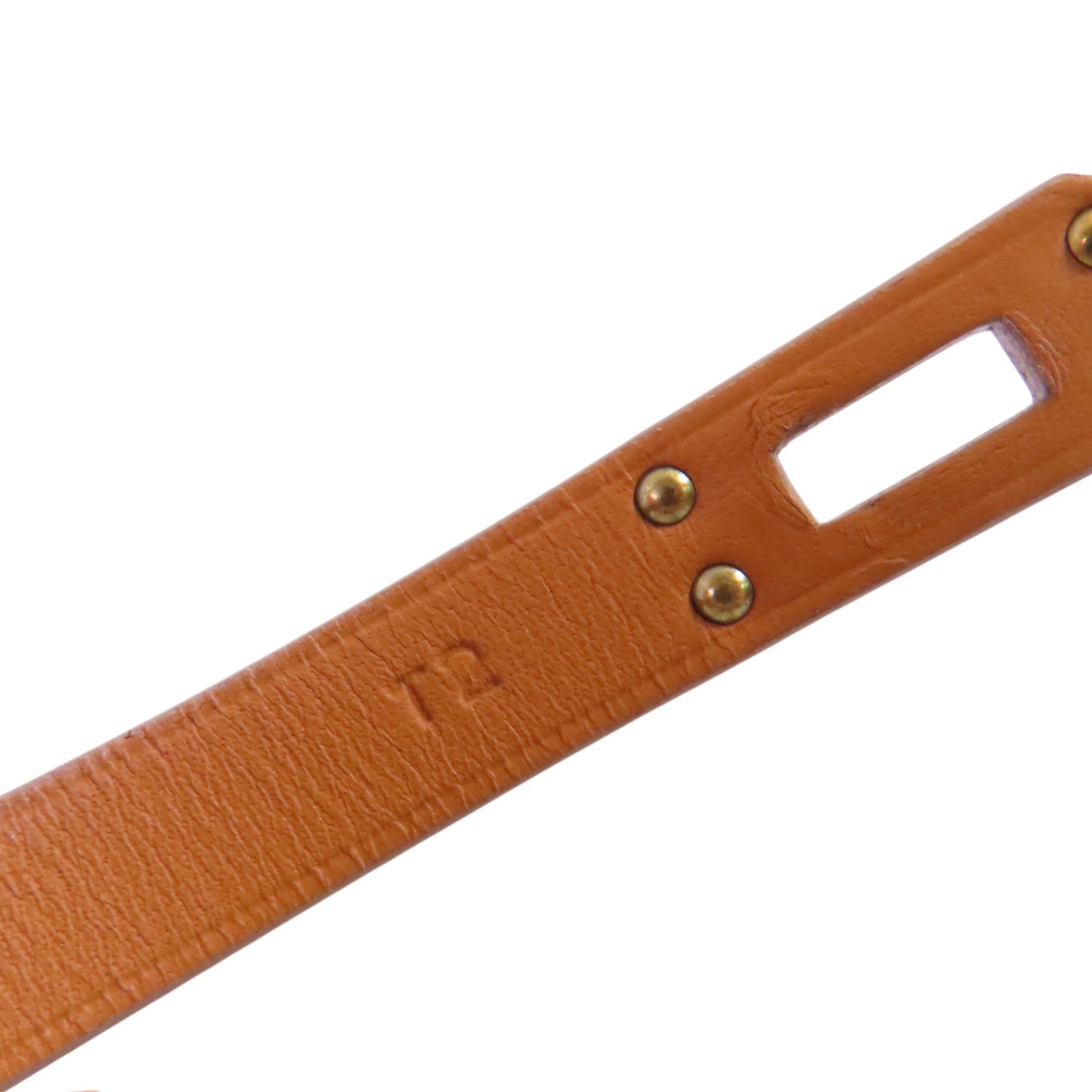 HERMES Swift皮革Mini Kelly Double Tour Bracelet金扣手鏈