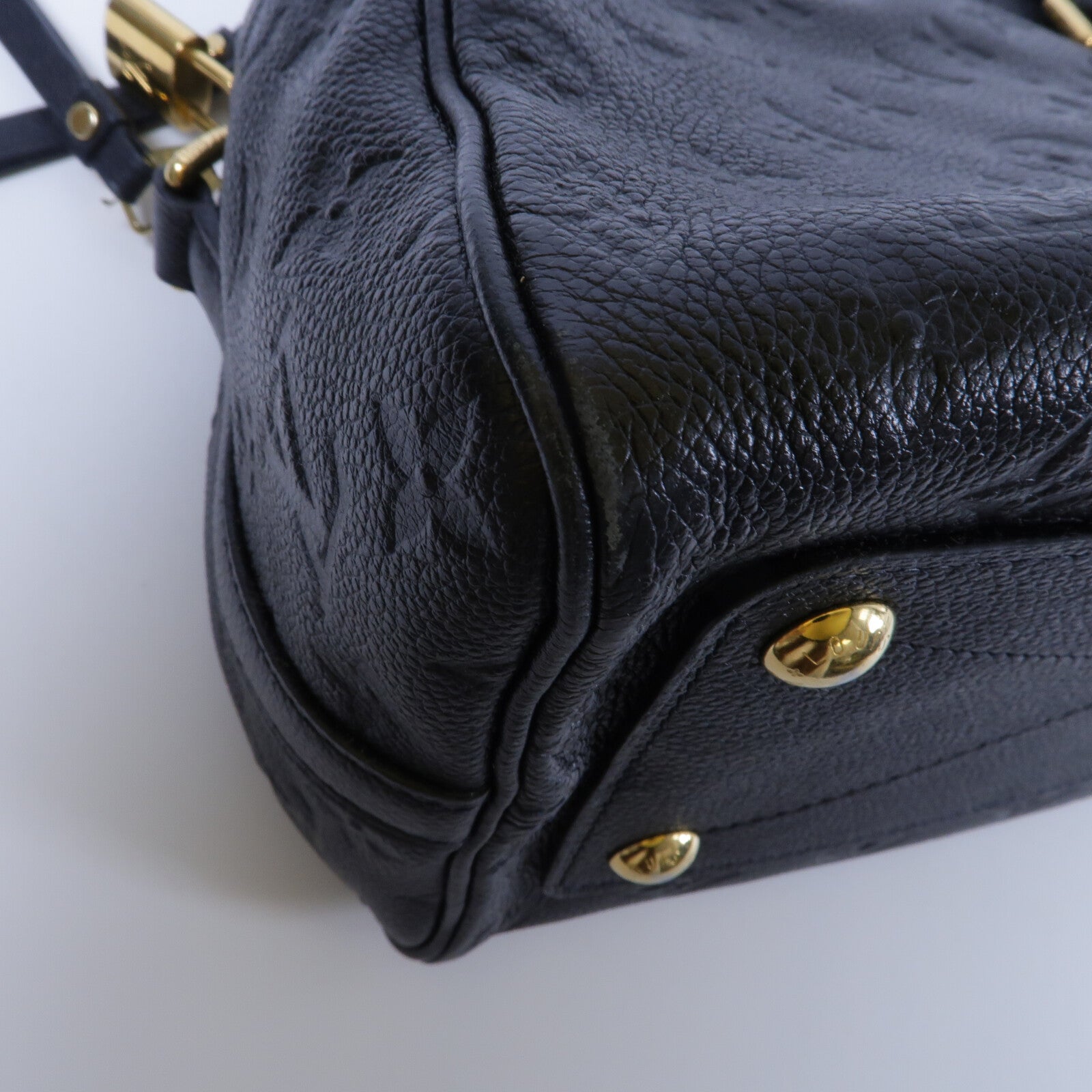 LOUIS VUITTON Monogram Empreinte Speedy Bandouliere 25手挽肩背兩用袋