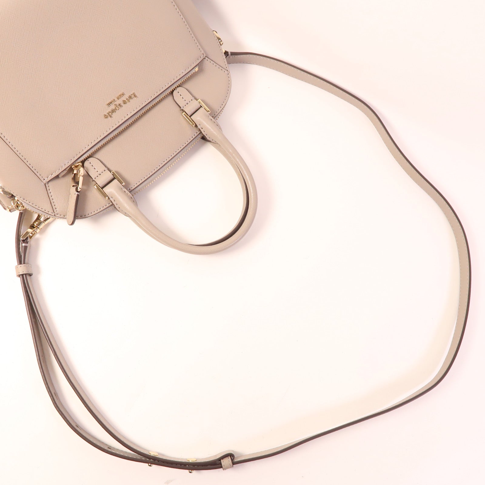 SELECTION 牛皮皮革2 way Shoulder Bag金扣肩背袋