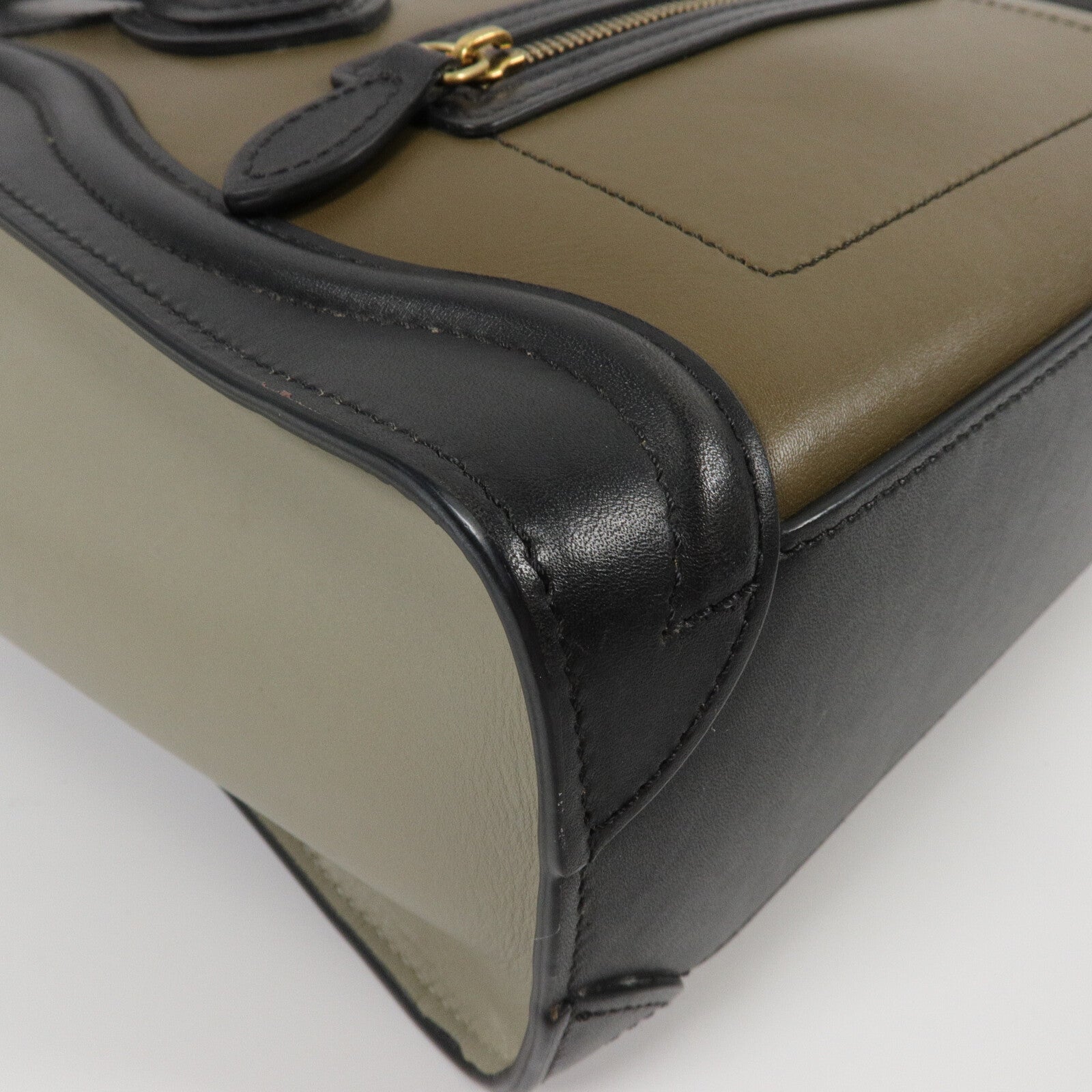 CELINE 牛皮皮革Nano Luggage手挽肩背兩用袋