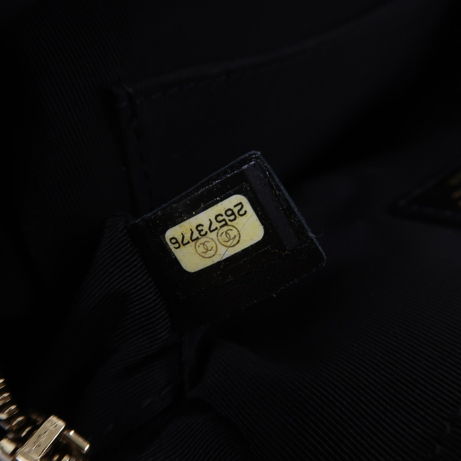 CHANEL 菱格牛皮皮革2way Shoulder Bag金扣手挽肩背兩用袋黑色