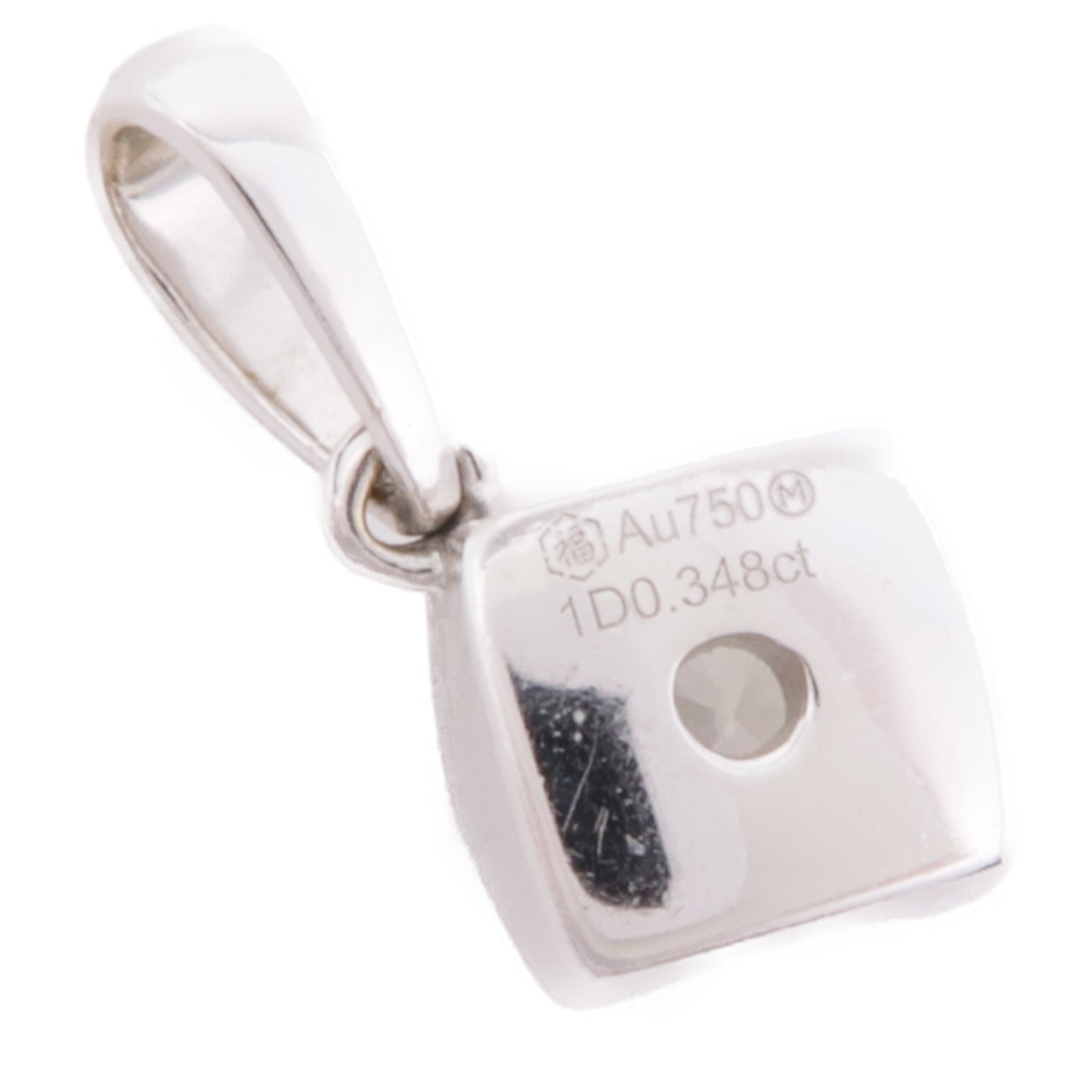JEWELRY 18K白金Diamond Pendant Top鑽石吊墜