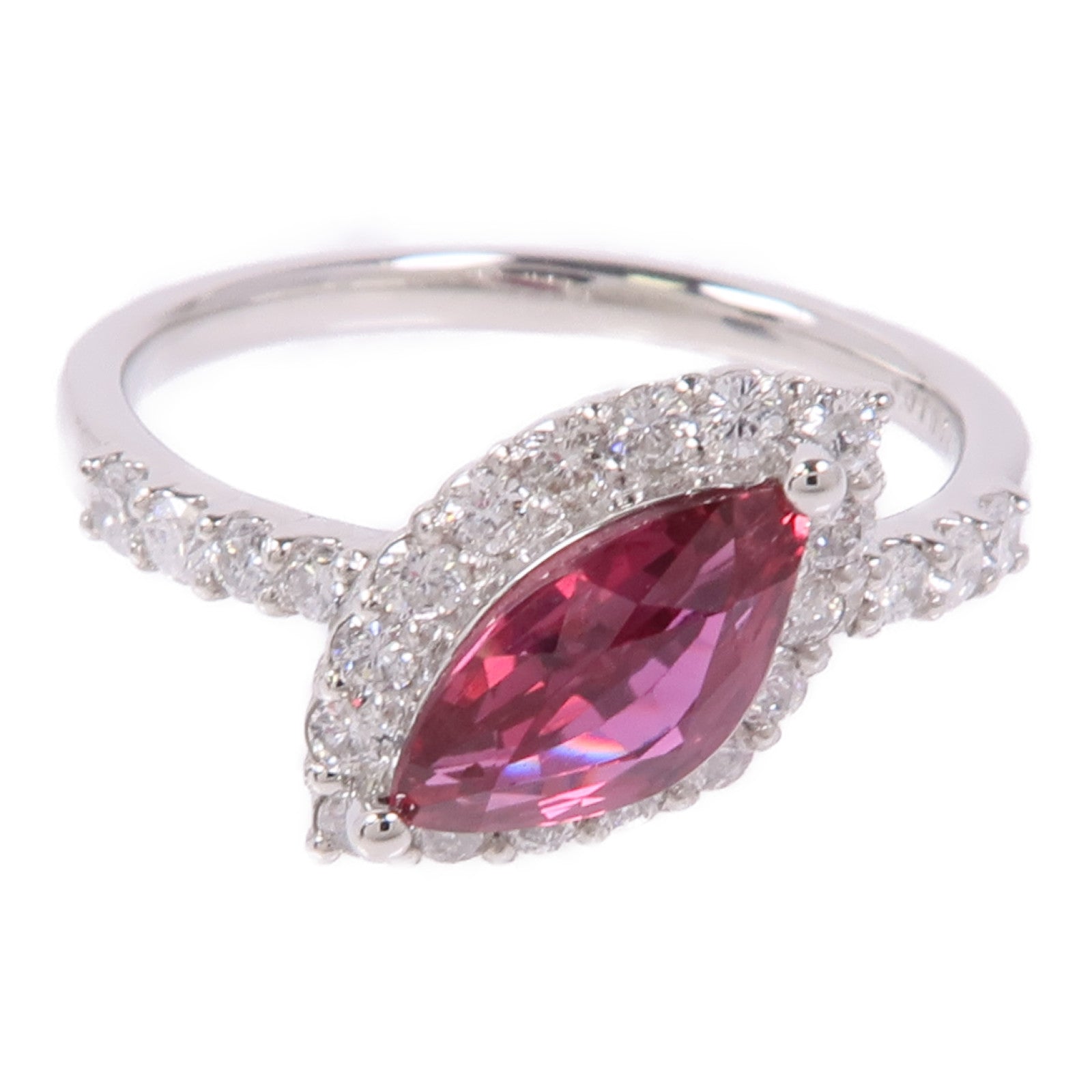 JEWELRY Ruby Diamond Ring  PT950 Platinum US#6.25