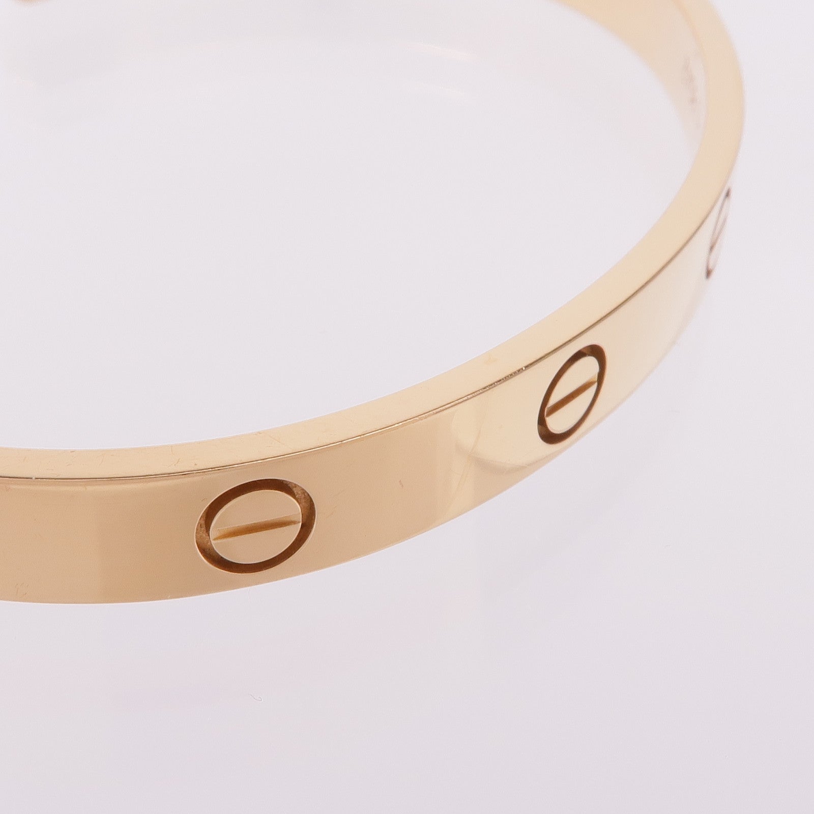 CARTIER 18K黃金Open Love Bracelet手鐲Cartier#18
