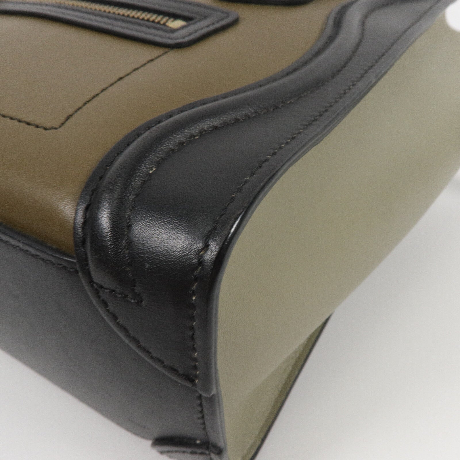 CELINE 牛皮皮革Nano Luggage手挽肩背兩用袋