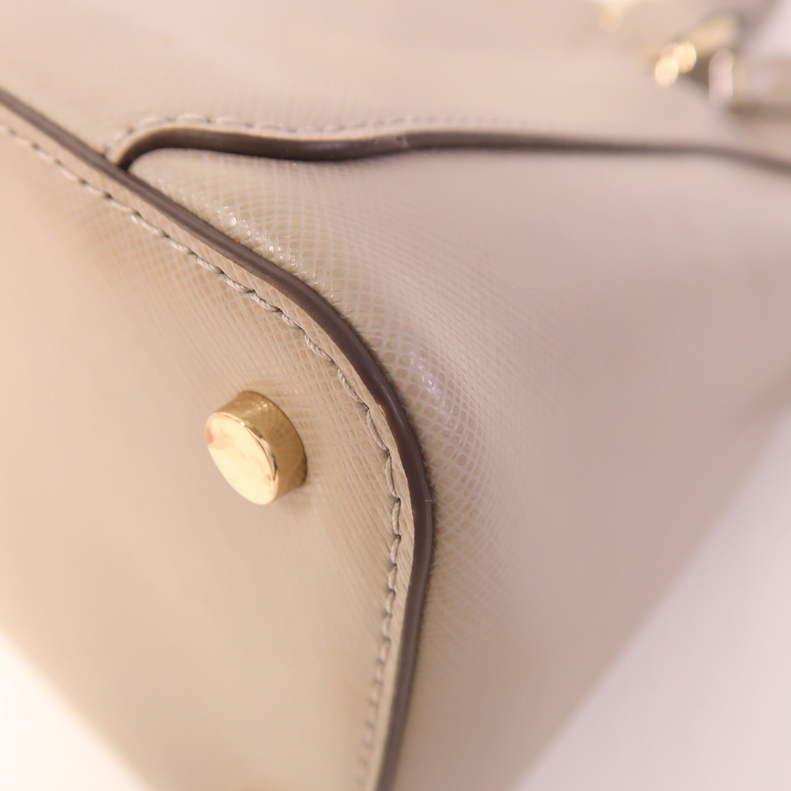 SELECTION 牛皮皮革2 way Shoulder Bag金扣肩背袋