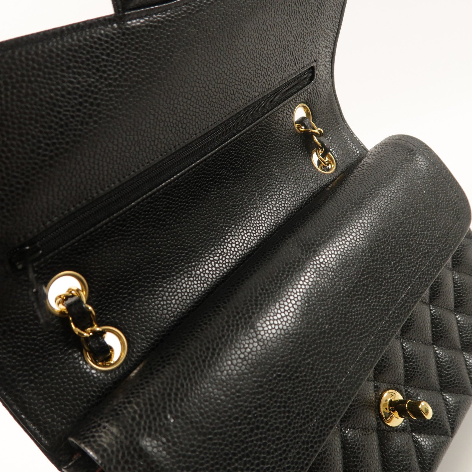 CHANEL 牛皮皮革Classic 25金扣鏈帶肩背袋