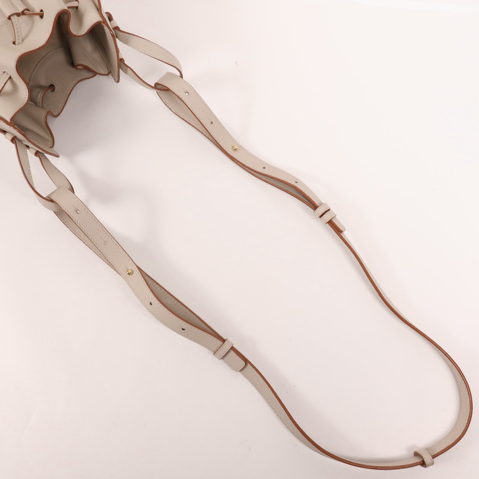 LOEWE 牛皮皮革Mini Hammock金扣手挽肩背兩用袋