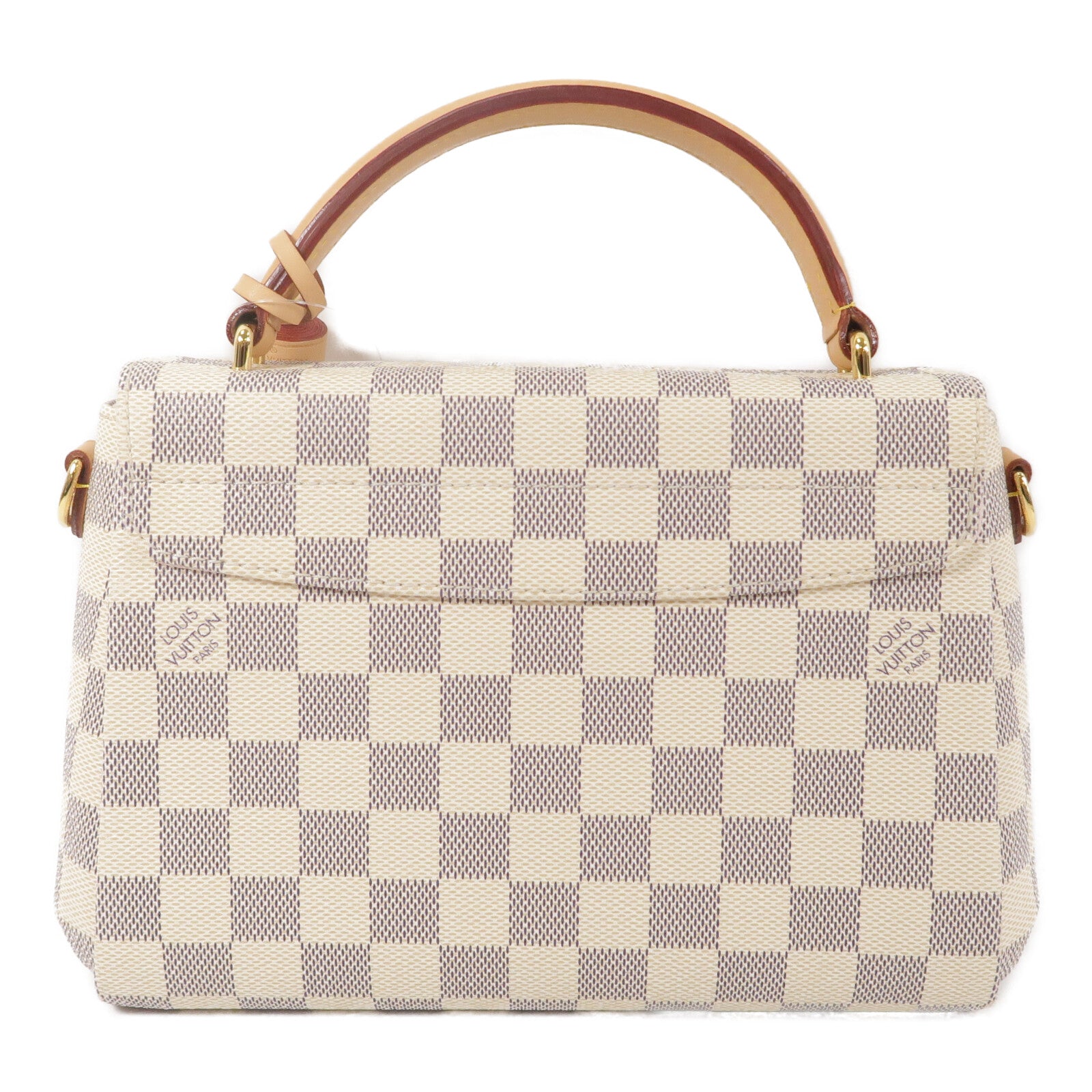 LOUIS VUITTON Damier Azur Croisette手挽肩背兩用袋
