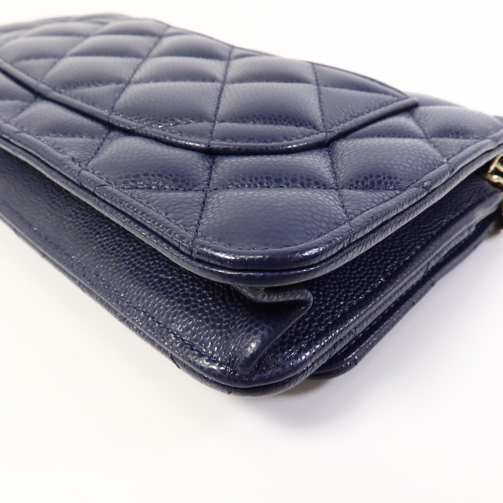 CHANEL 牛皮皮革WOC Wallet On Chain鏈帶肩背袋
