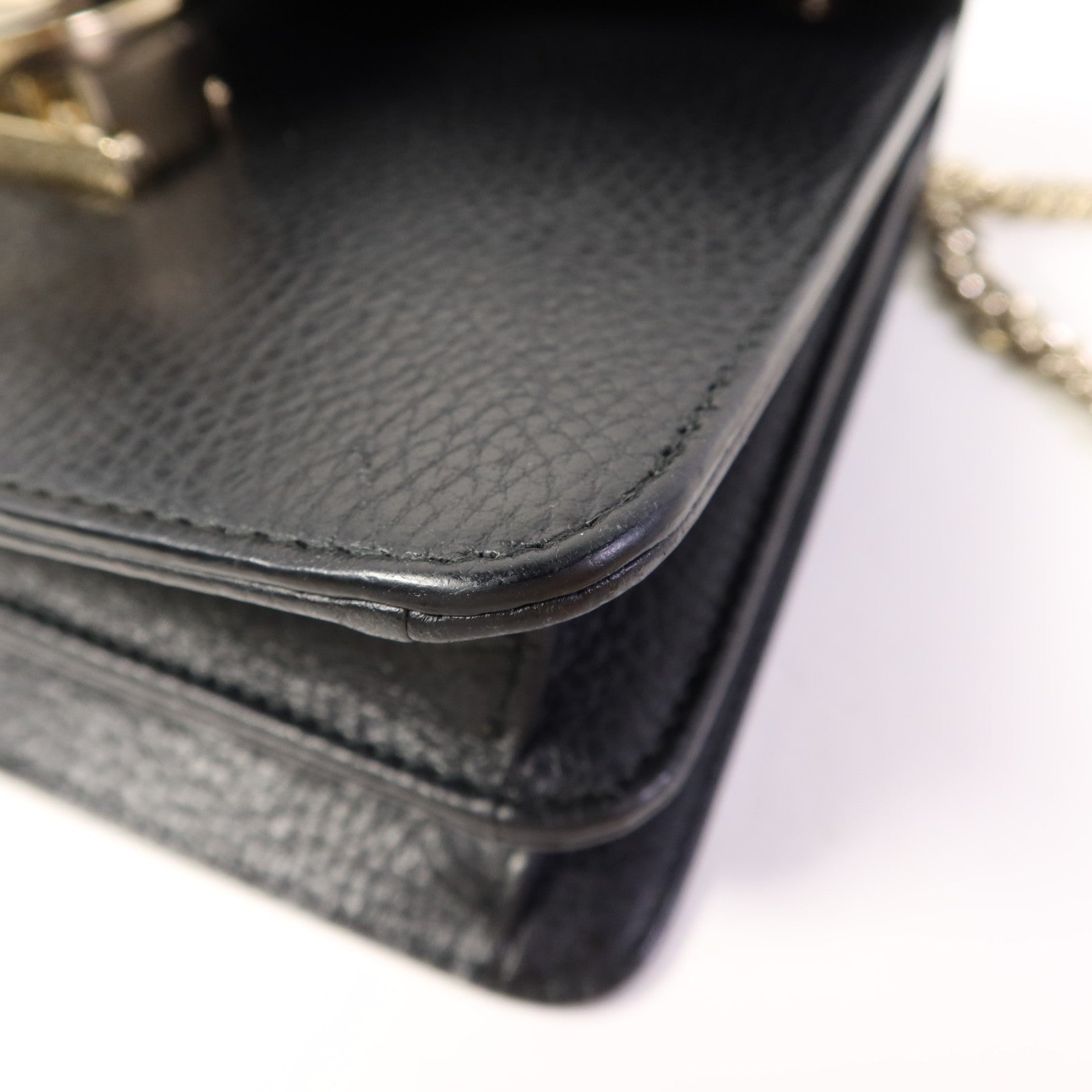 GUCCI 牛皮皮革Interlock金扣肩背袋