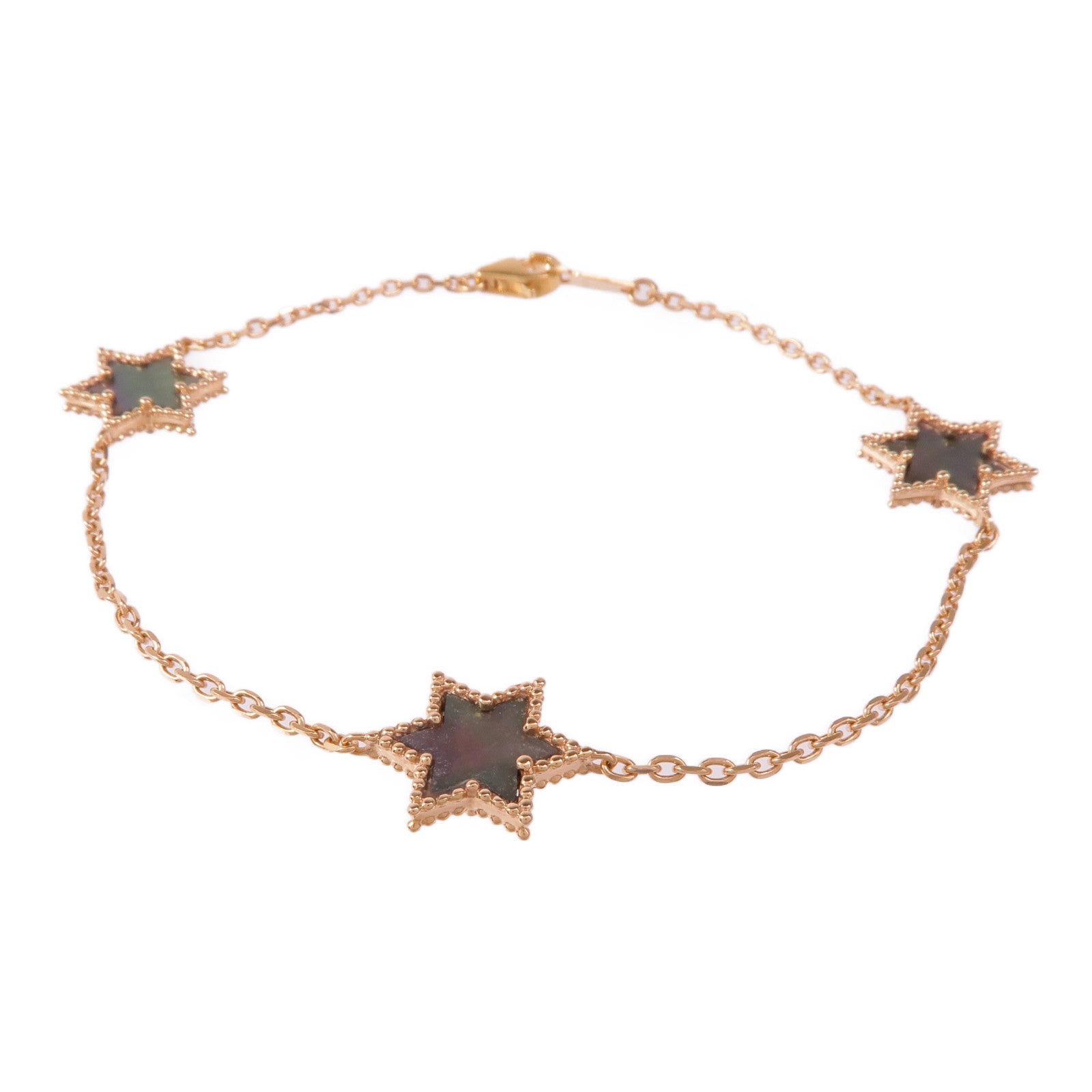 JEWELRY 【激減優惠】18K玫瑰金Mother Of Pearl Bracelet珍珠母貝手鏈