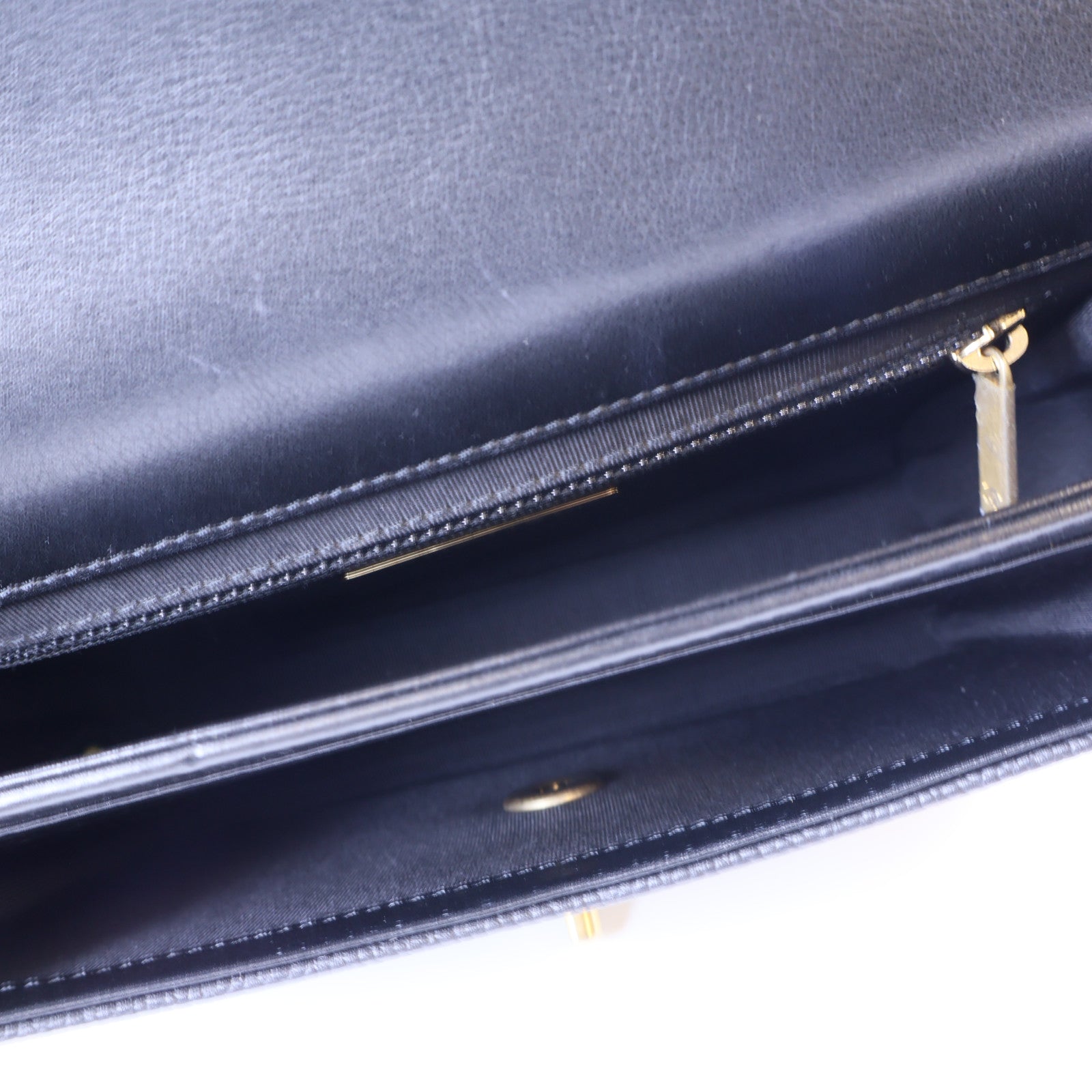 CHANEL CC GHW Chain Shoulder Bag 2 Way Bag AS0784 Calfskin Leather Black