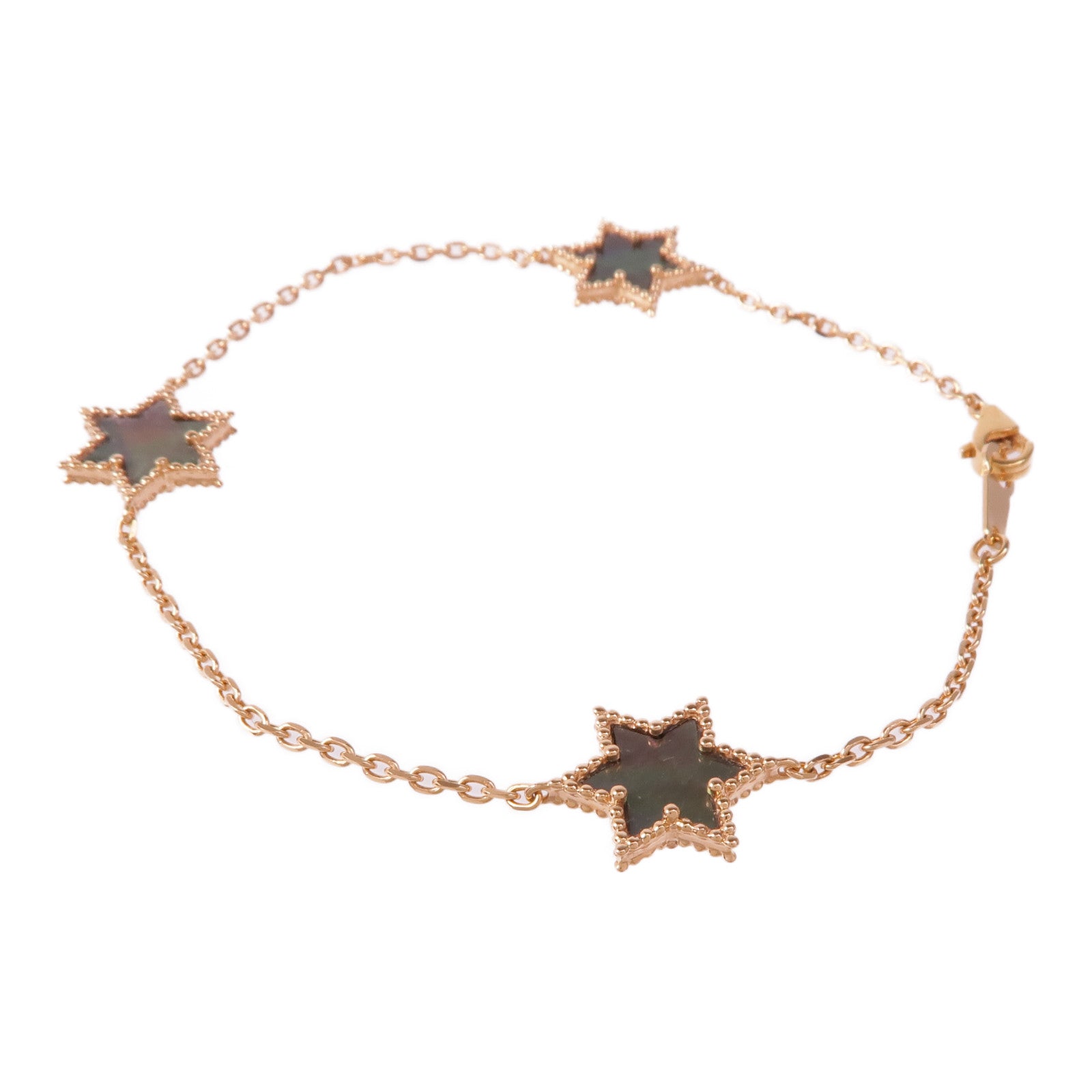 JEWELRY 【激減優惠】18K玫瑰金Mother Of Pearl Bracelet珍珠母貝手鏈