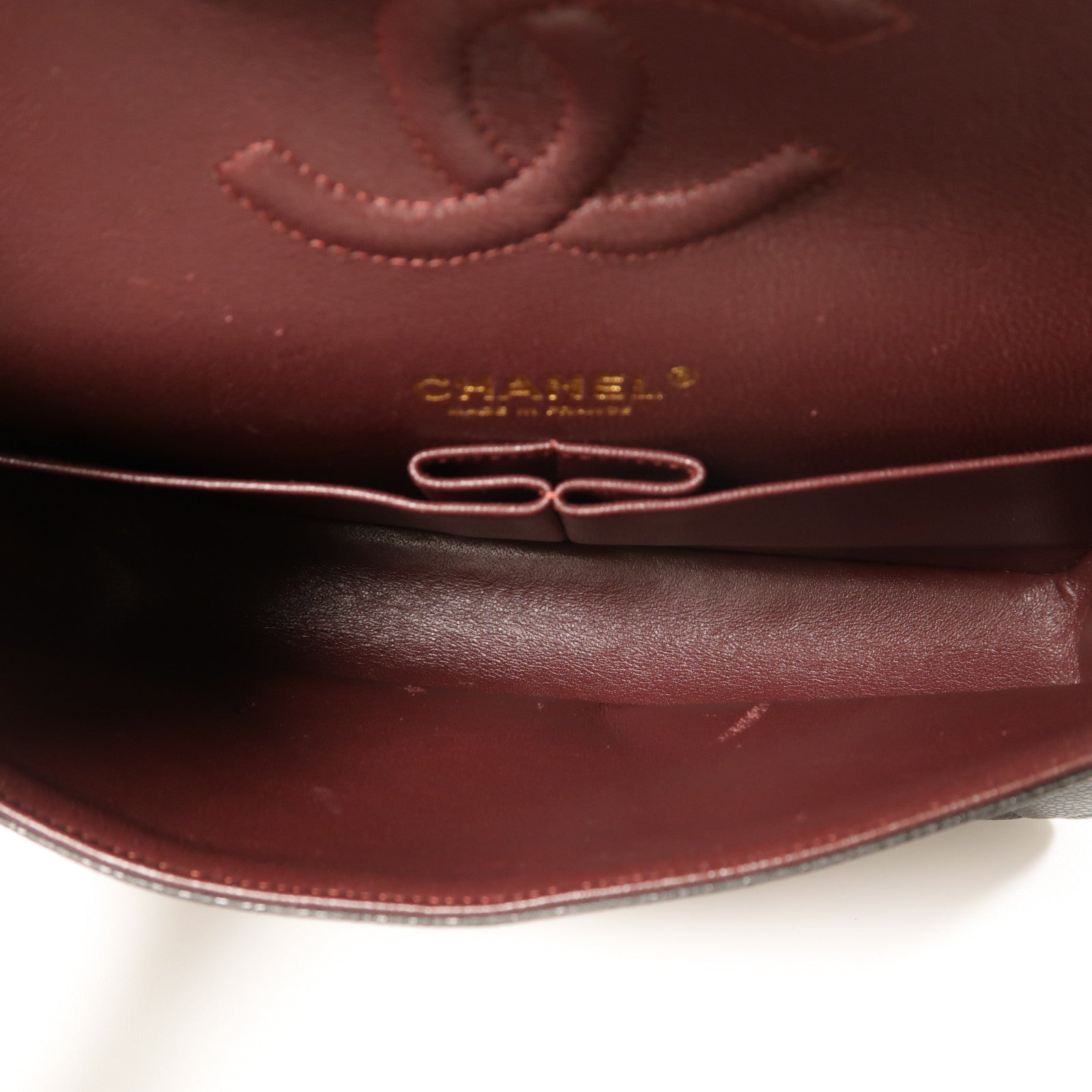 CHANEL 牛皮皮革Classic 25金扣鏈帶肩背袋