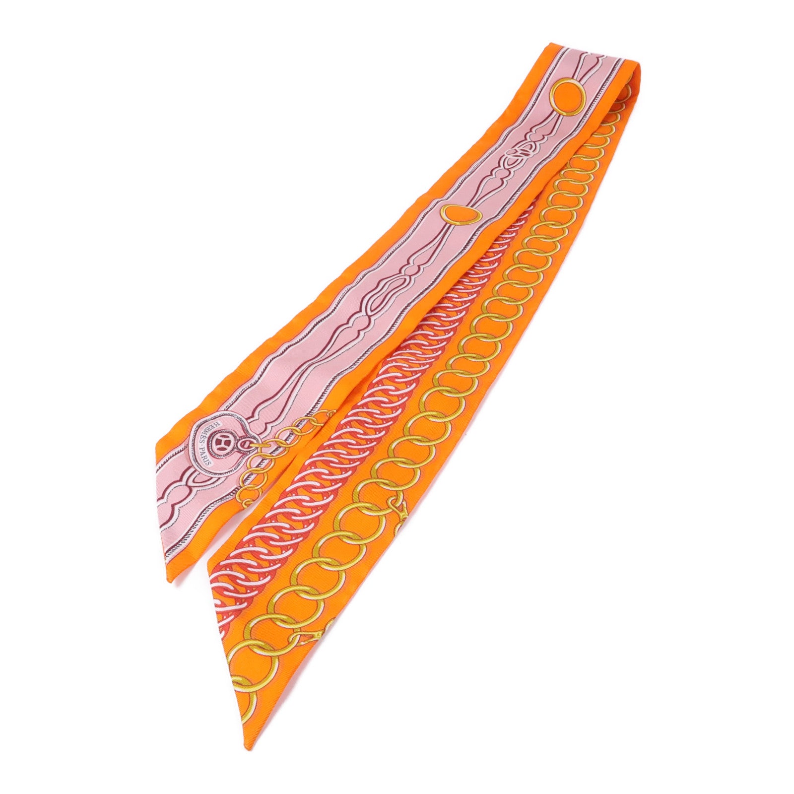 HERMES 【激減優惠】絲質Twilly絲巾