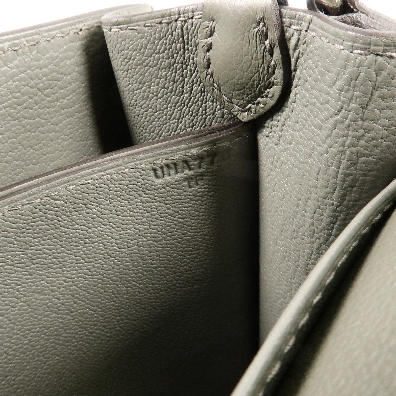 HERMES Evercolor皮革Roulis 23肩背袋Gris Meyer