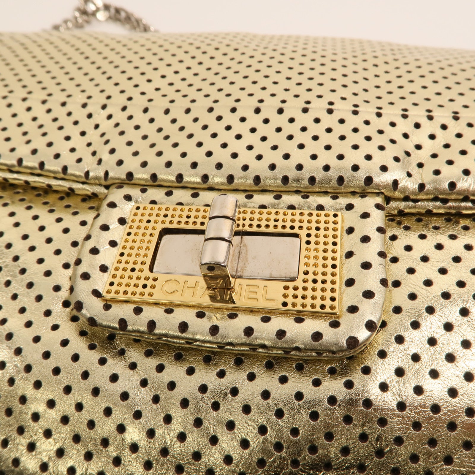 CHANEL 牛皮皮革Shoulder Bag鏈帶肩背袋