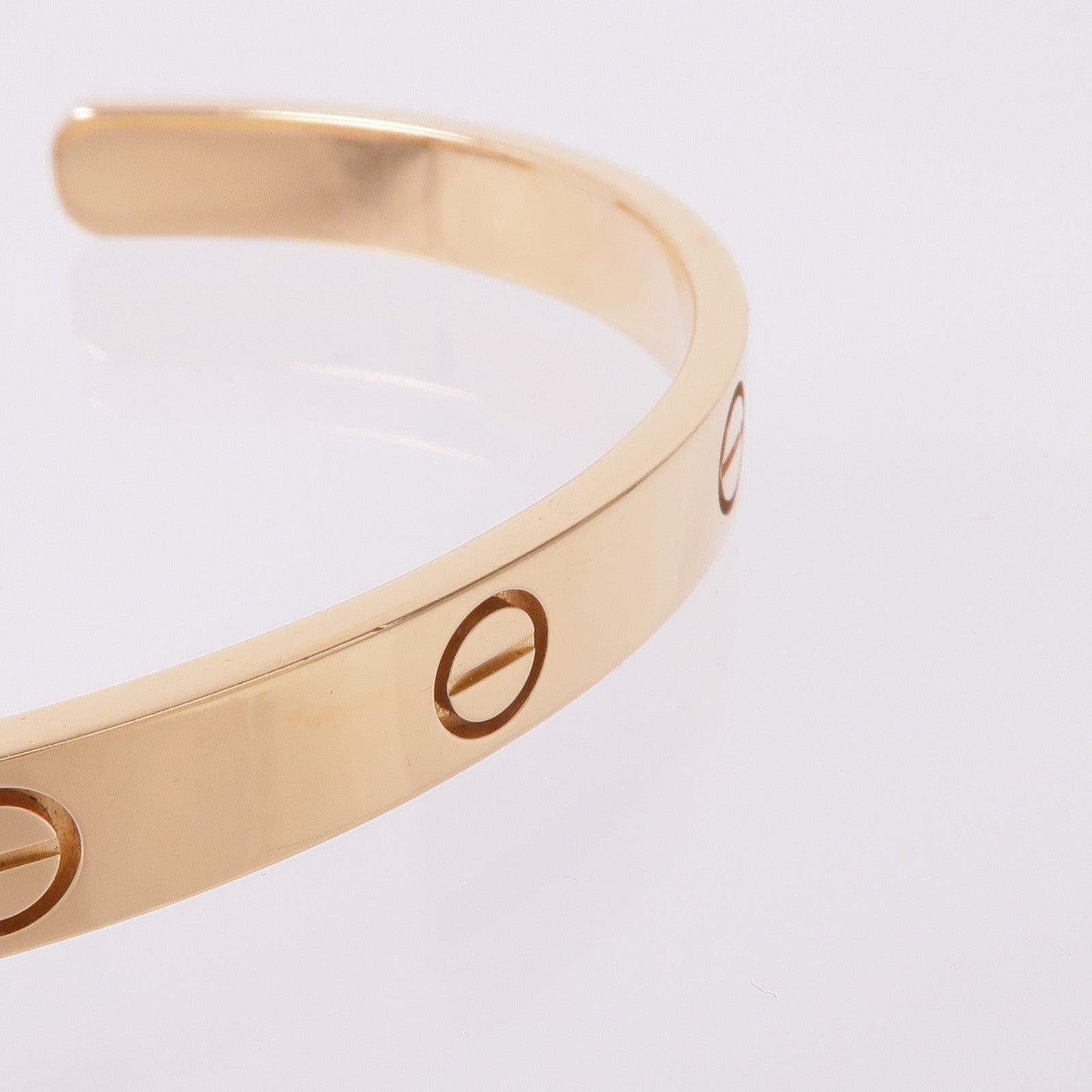 CARTIER 18K黃金Open Love Bracelet手鐲Cartier#18