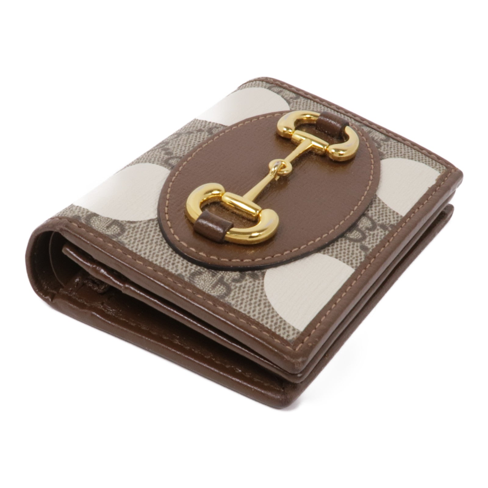 GUCCI 【激減優惠】塗層帆布Wallet金扣錢包