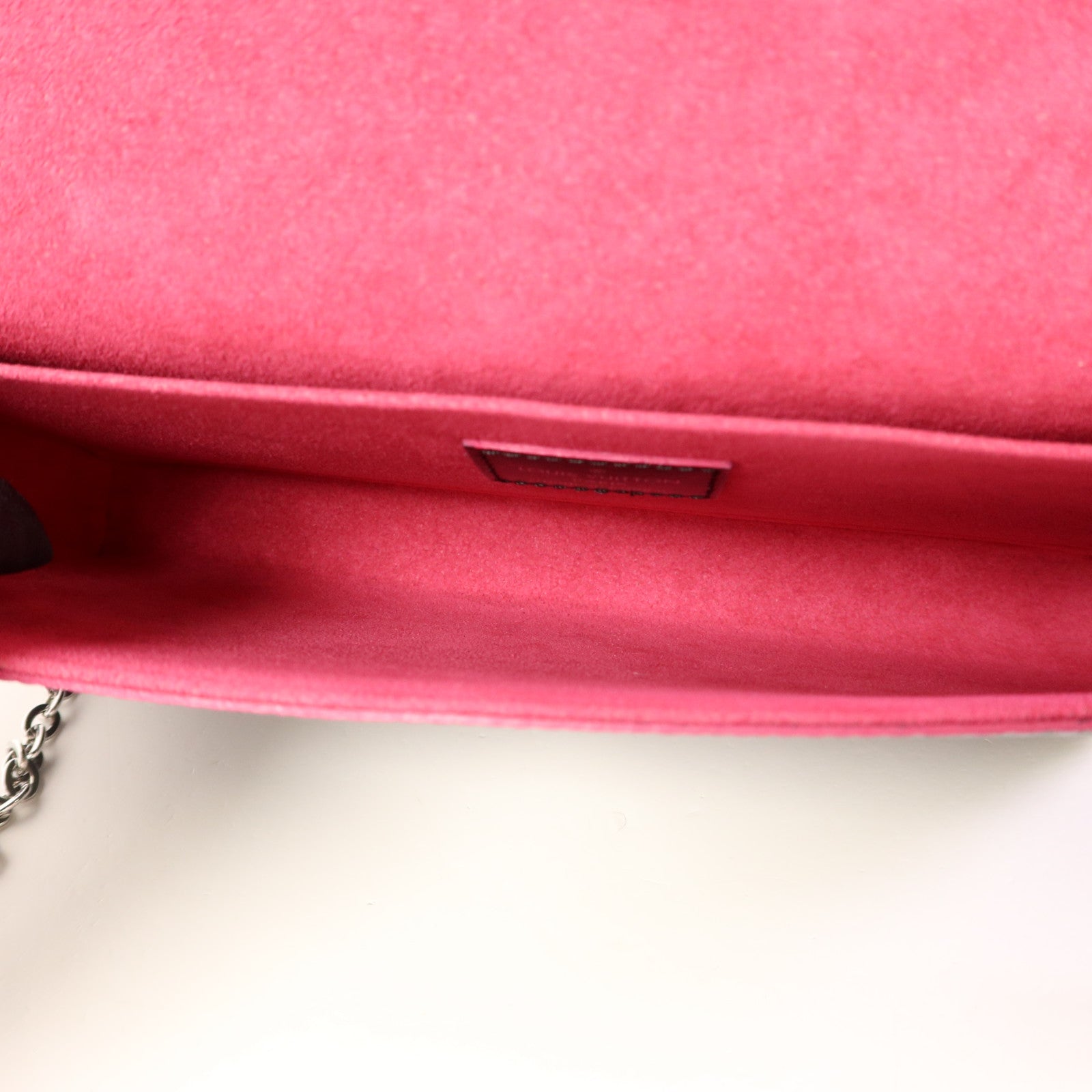 LOUIS VUITTON Epi Pochette Felicie銀扣鏈帶肩背袋