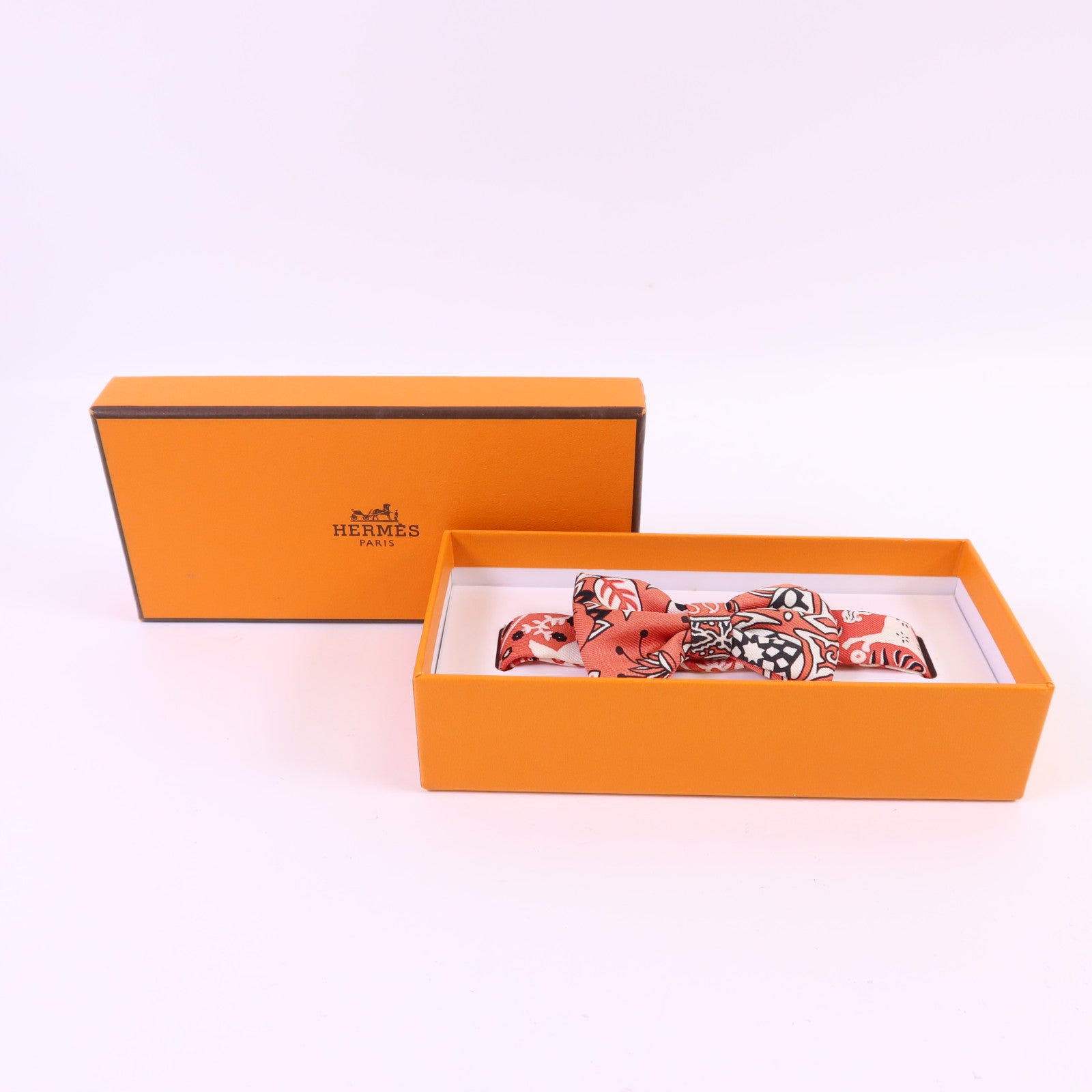 HERMES 【激減優惠】絲質Bow Tie領結