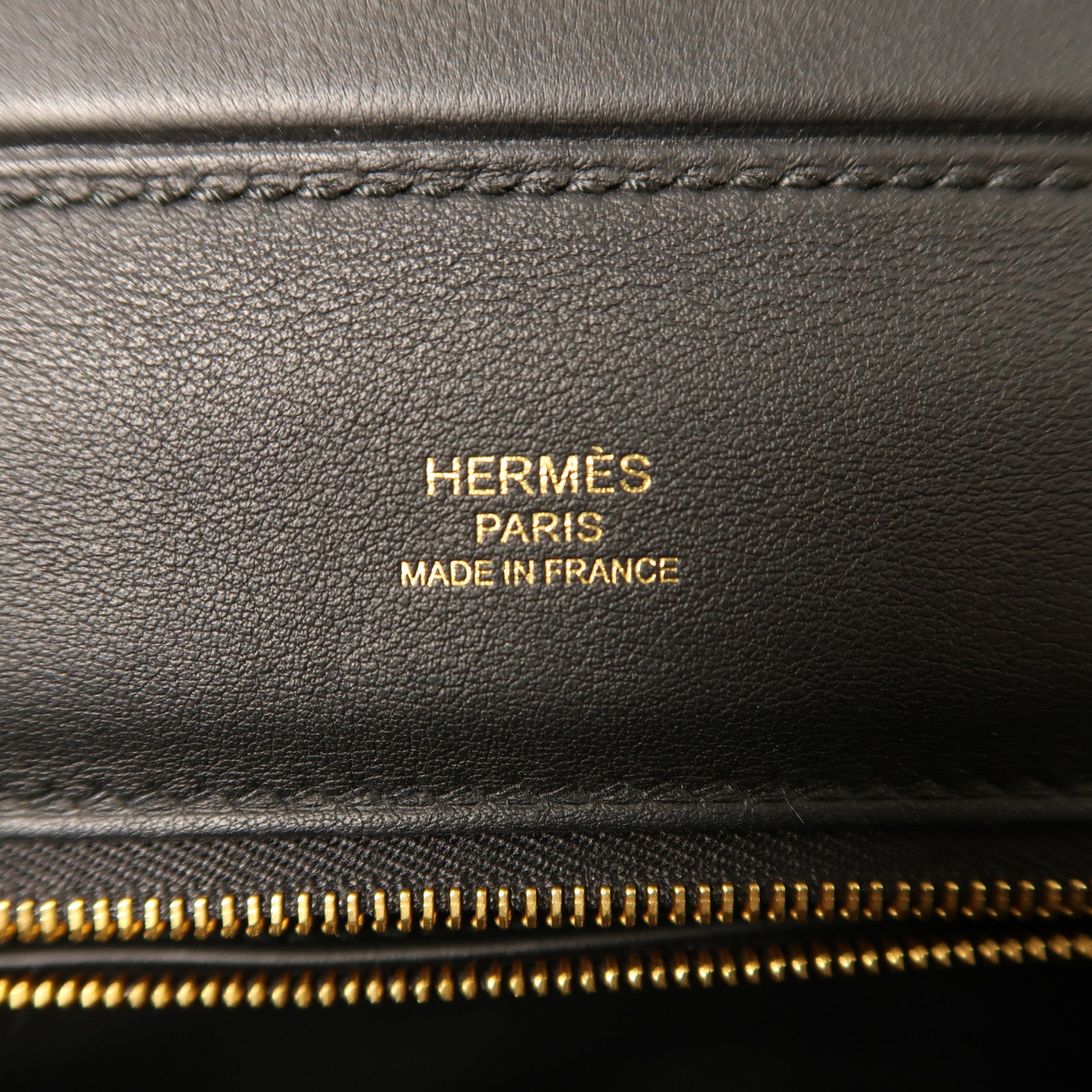 HERMES Veau Volupto/Swift皮革24/24 Mini金扣手挽肩背兩用袋