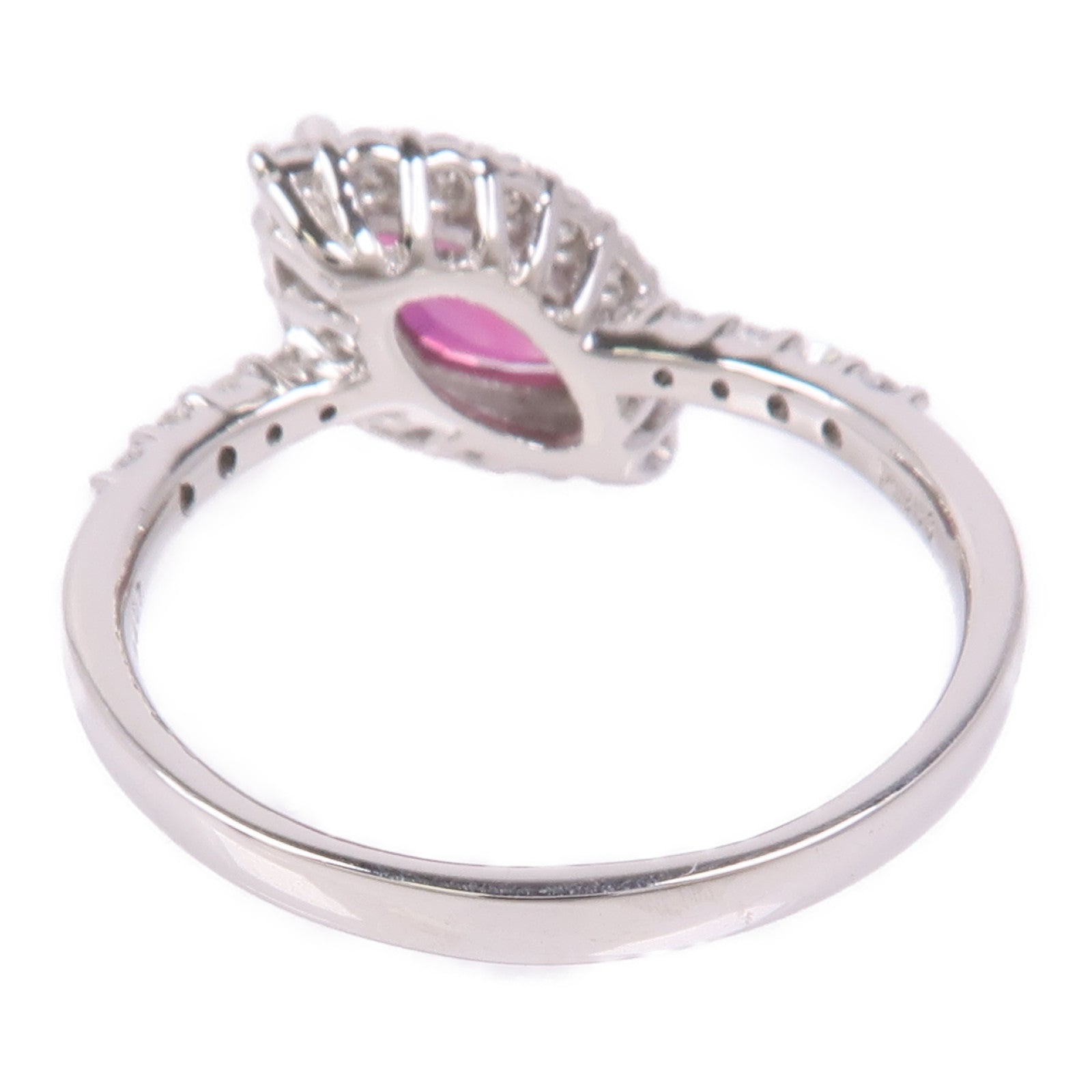 JEWELRY Ruby Diamond Ring  PT950 Platinum US#6.25