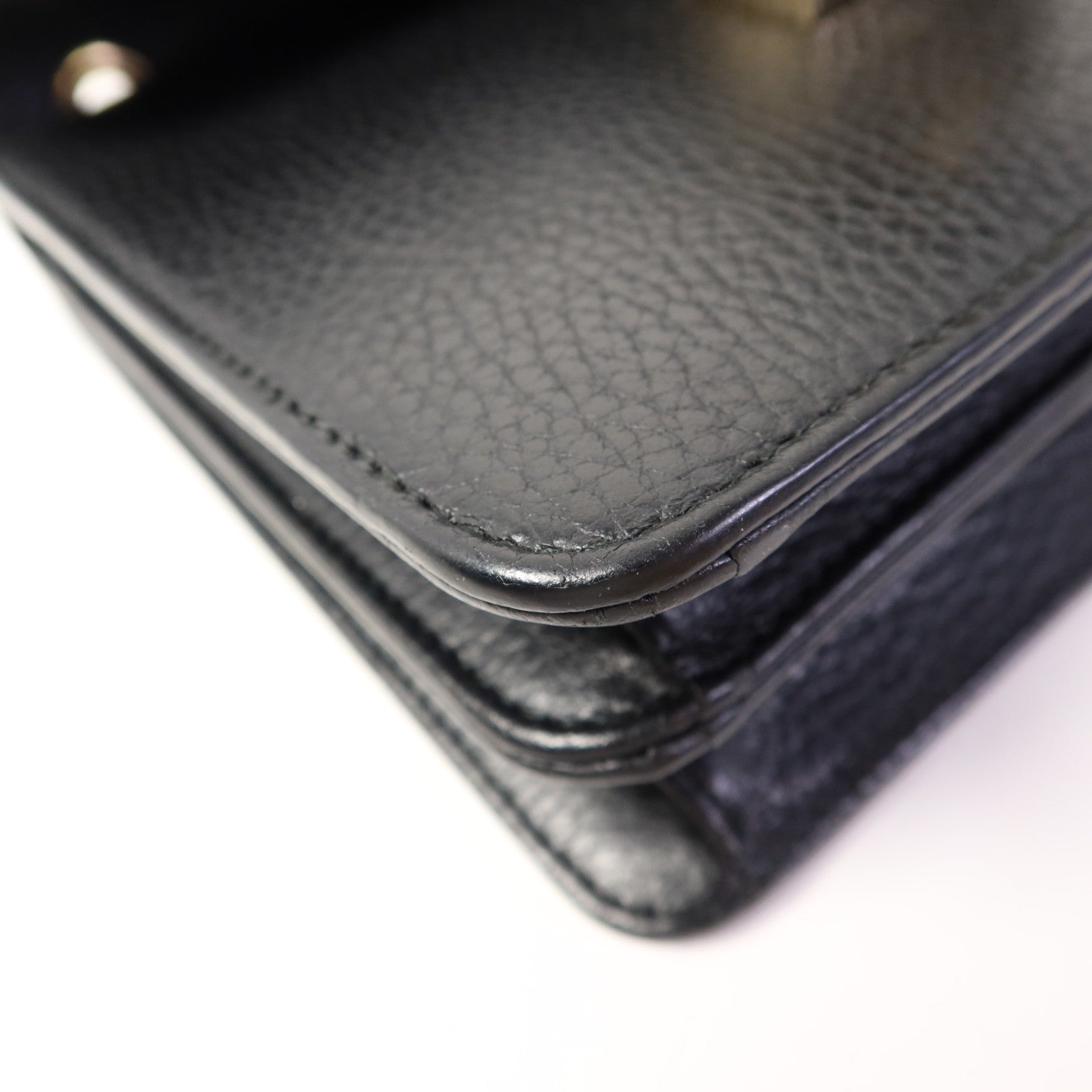 GUCCI 牛皮皮革Interlock金扣肩背袋