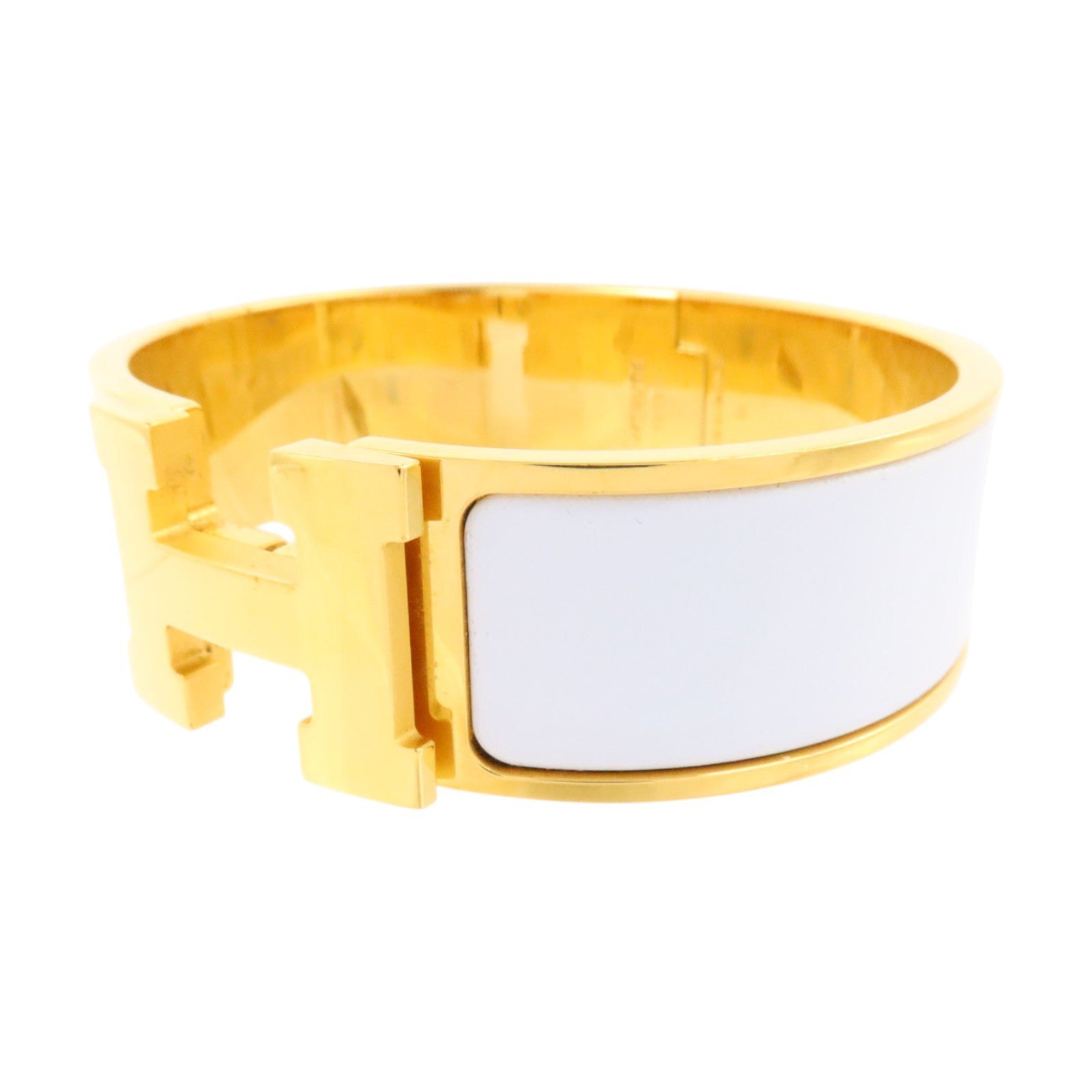 HERMES 金屬/琺瑯Clic-Clac H Bracelet金扣手鏈
