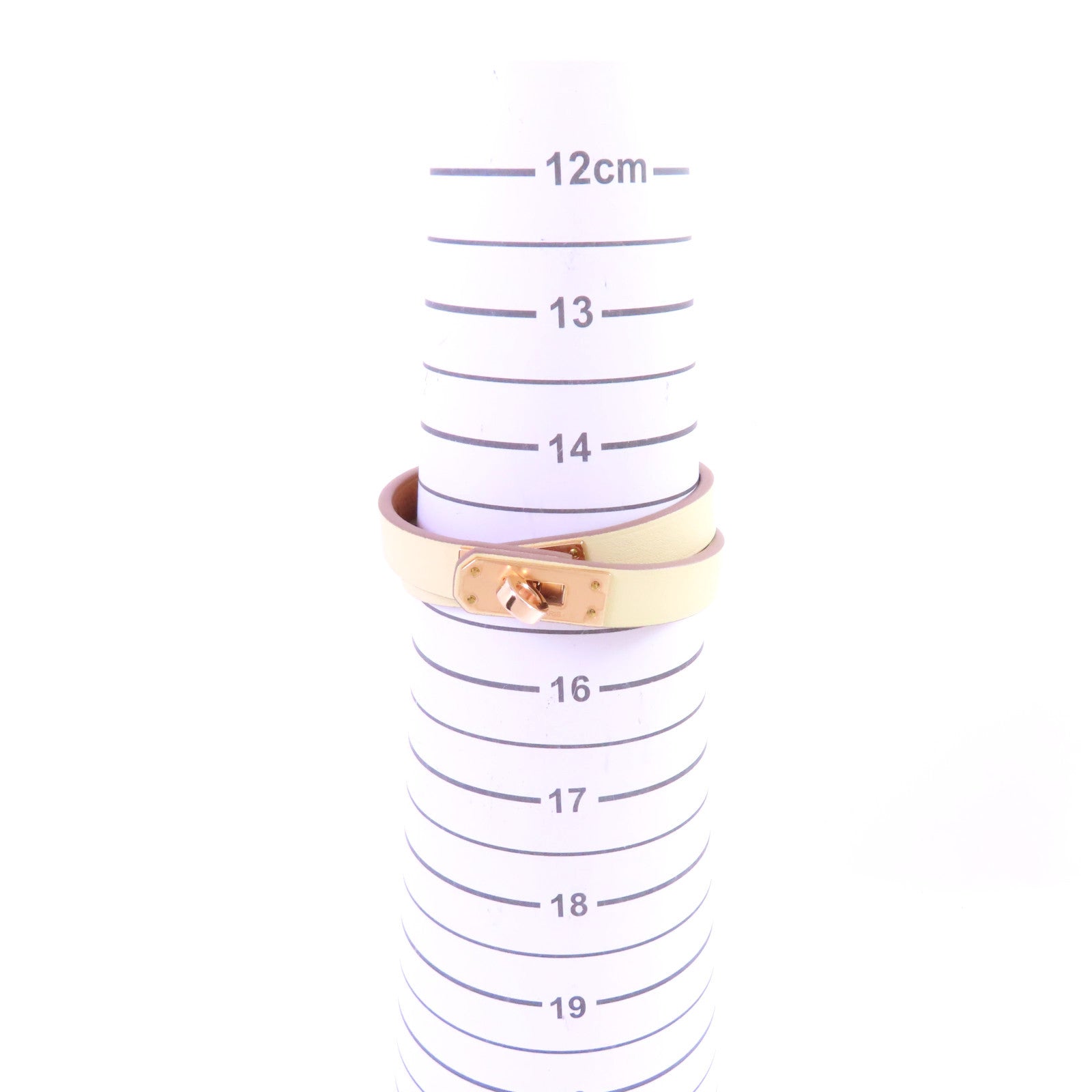 HERMES Swift皮革Mini Kelly Double Tour Bracelet金扣手鏈