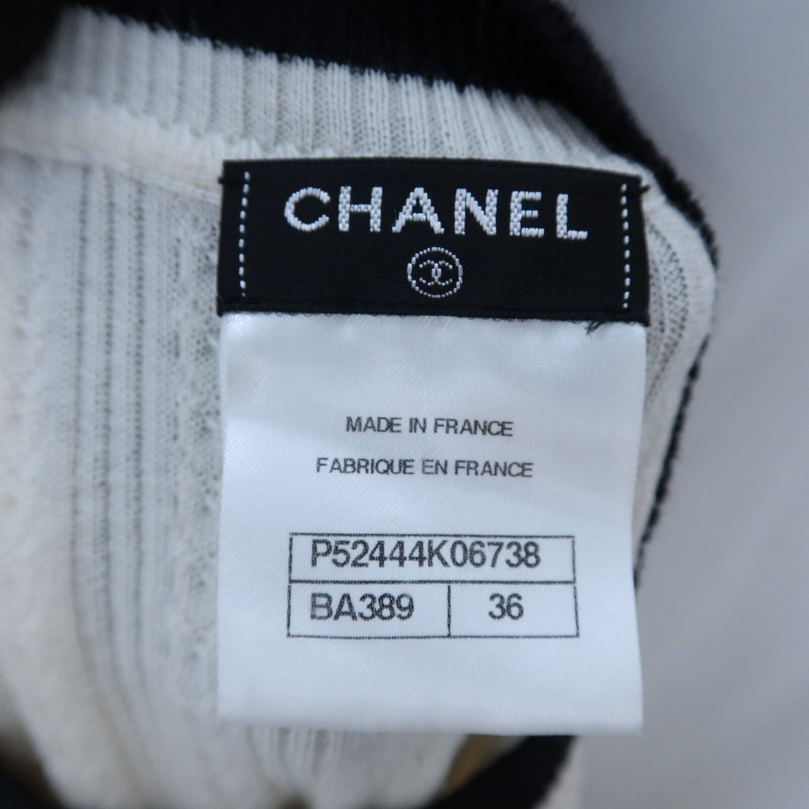 CHANEL Wool 3/4 Sleeve Heart Sweater針織