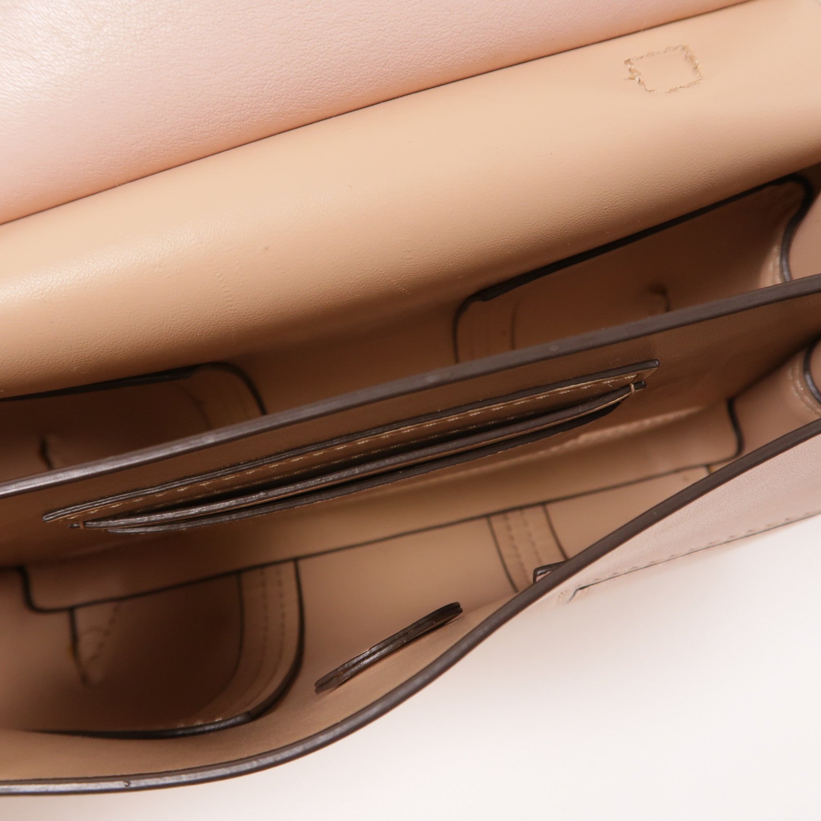 牛皮皮革2 Way Shoulder金扣手挽肩背兩用袋