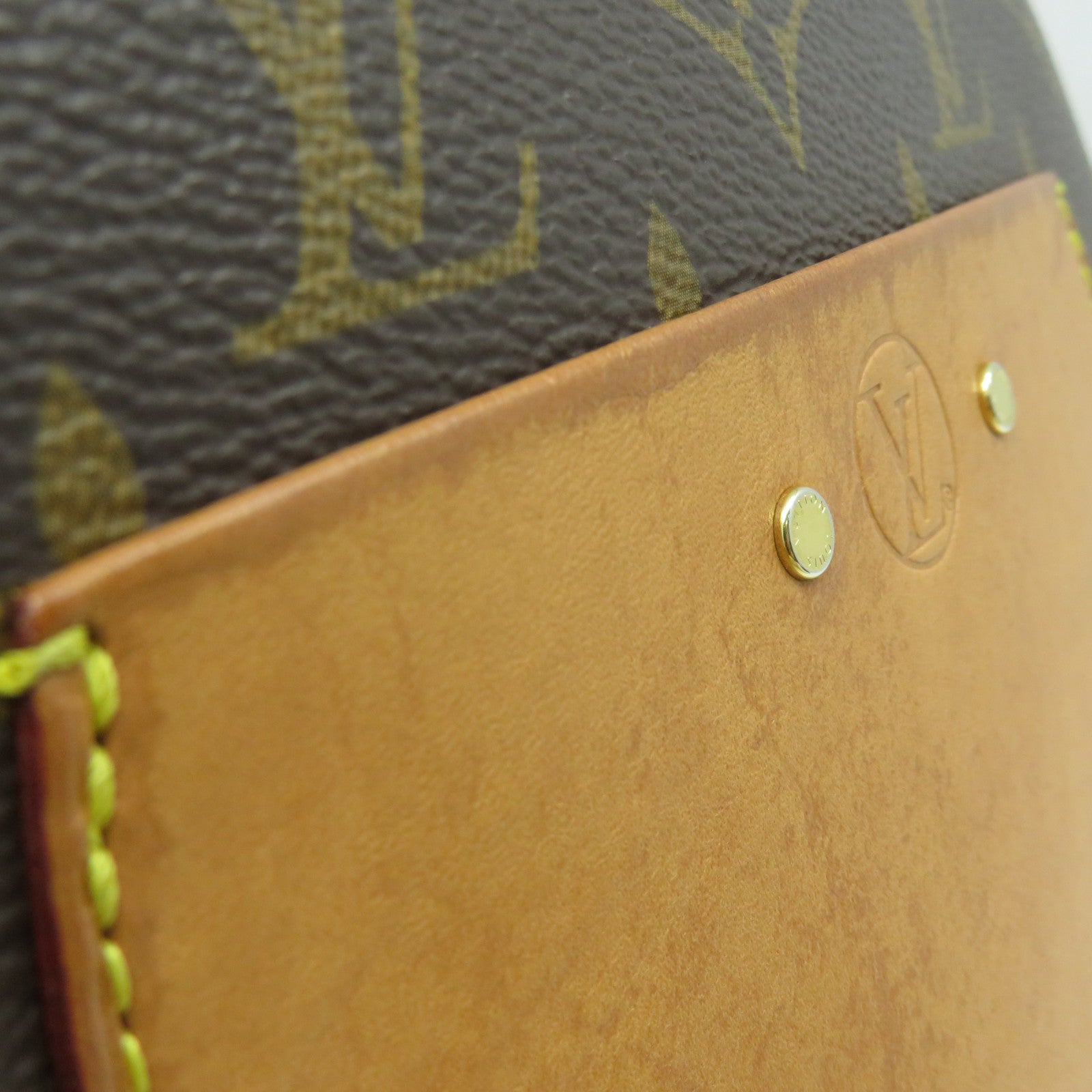 LOUIS VUITTON 【激減優惠】Monogram Boite Chapeau Souple MM金扣肩背袋啡色