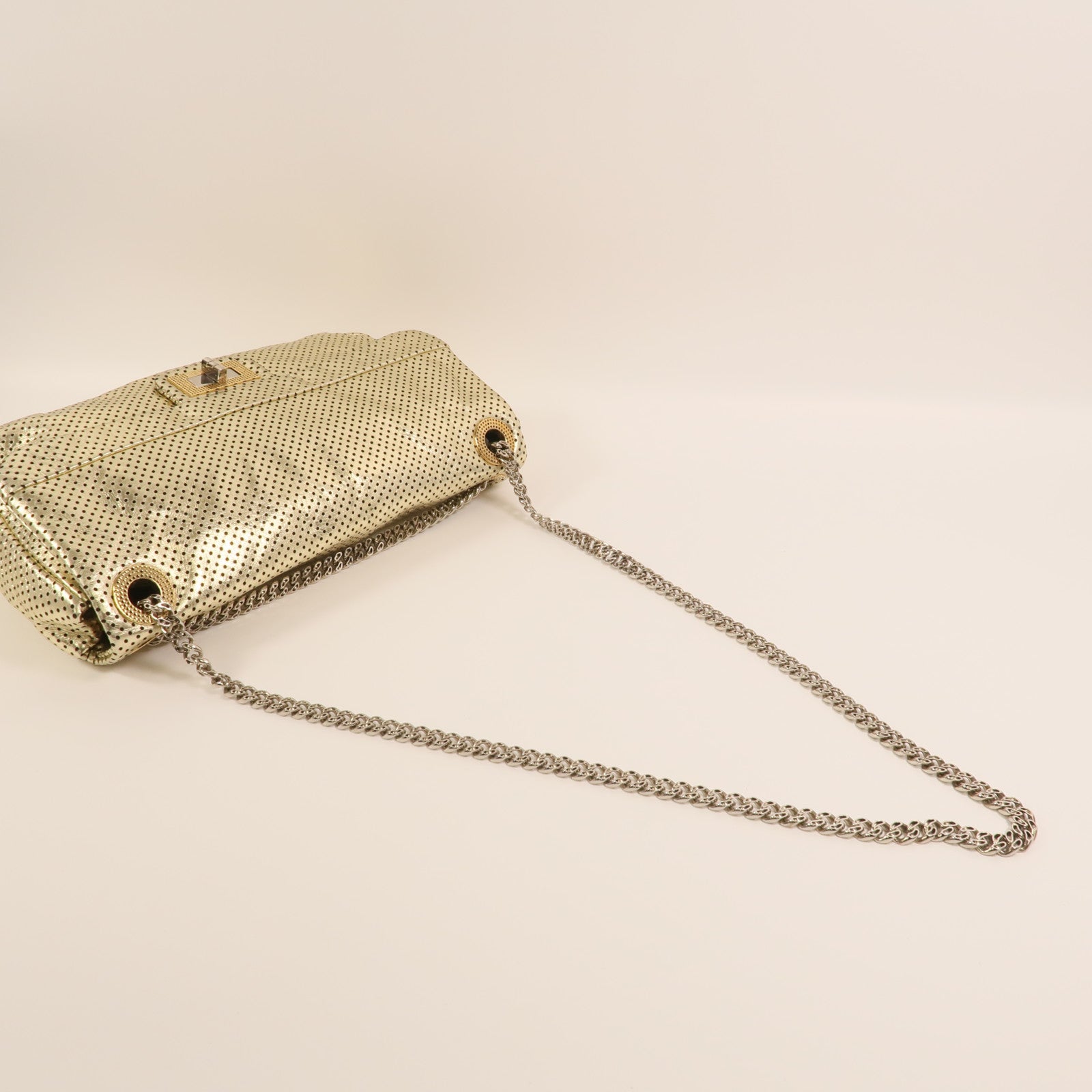 CHANEL 牛皮皮革Shoulder Bag鏈帶肩背袋