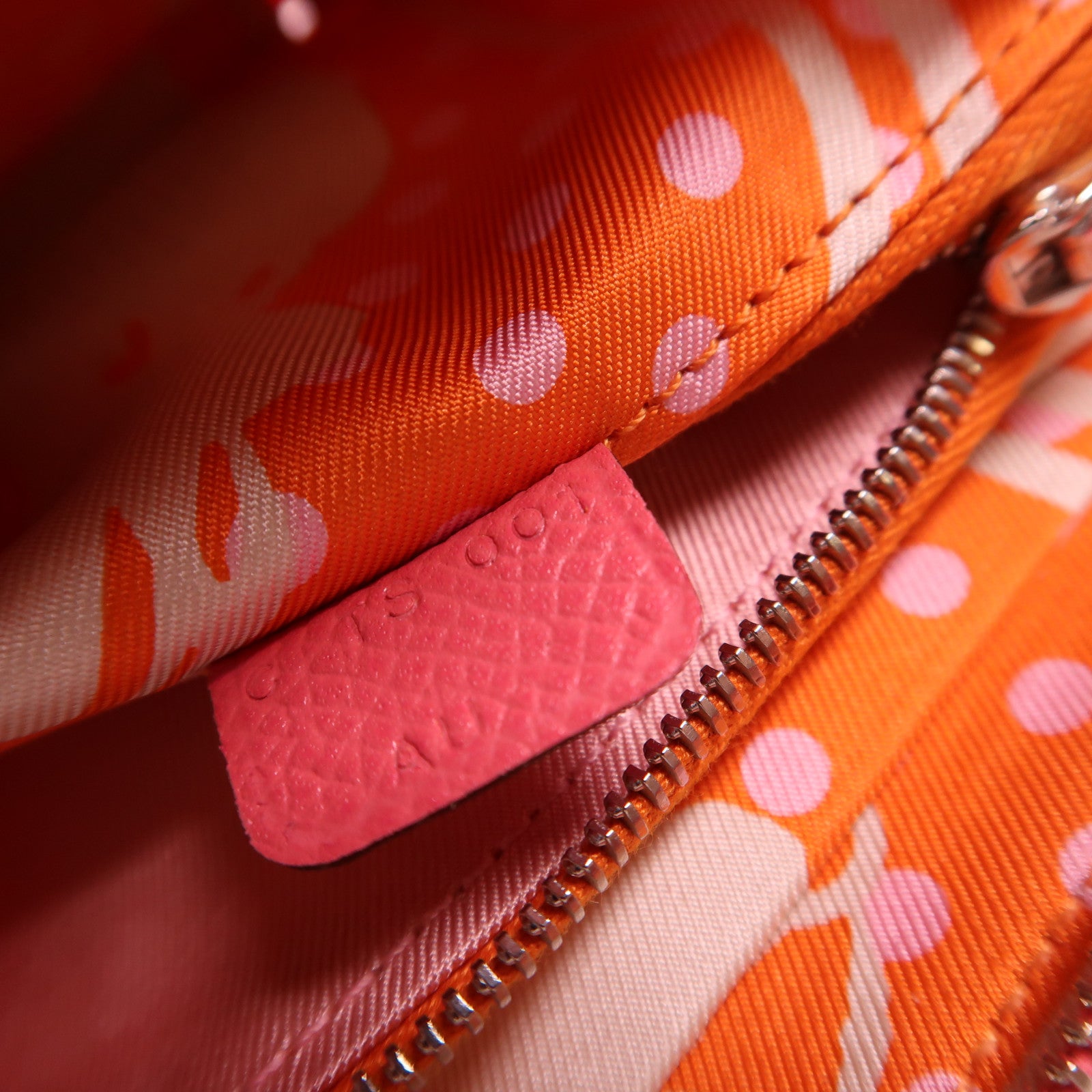 HERMES Epsom皮革Silk In Compact銀扣錢包8W Rose Azalee