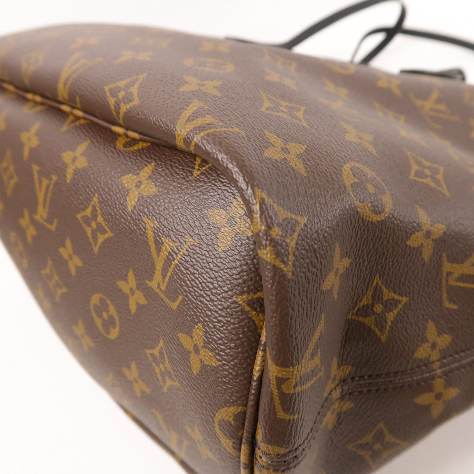 LOUIS VUITTON Monogram Neverfull Inside Out MM金扣手挽袋