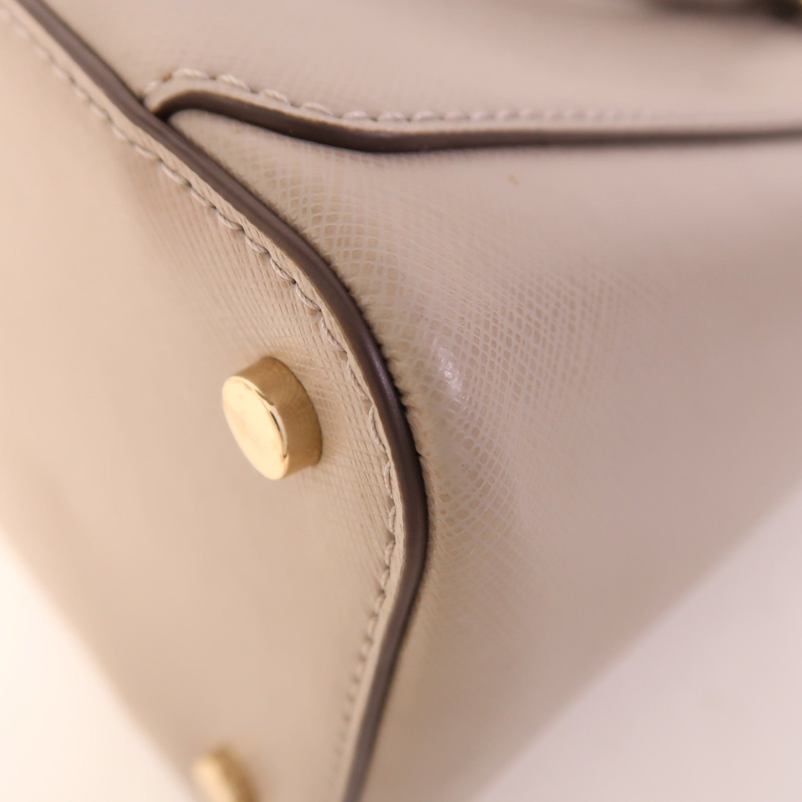 SELECTION 牛皮皮革2 way Shoulder Bag金扣肩背袋