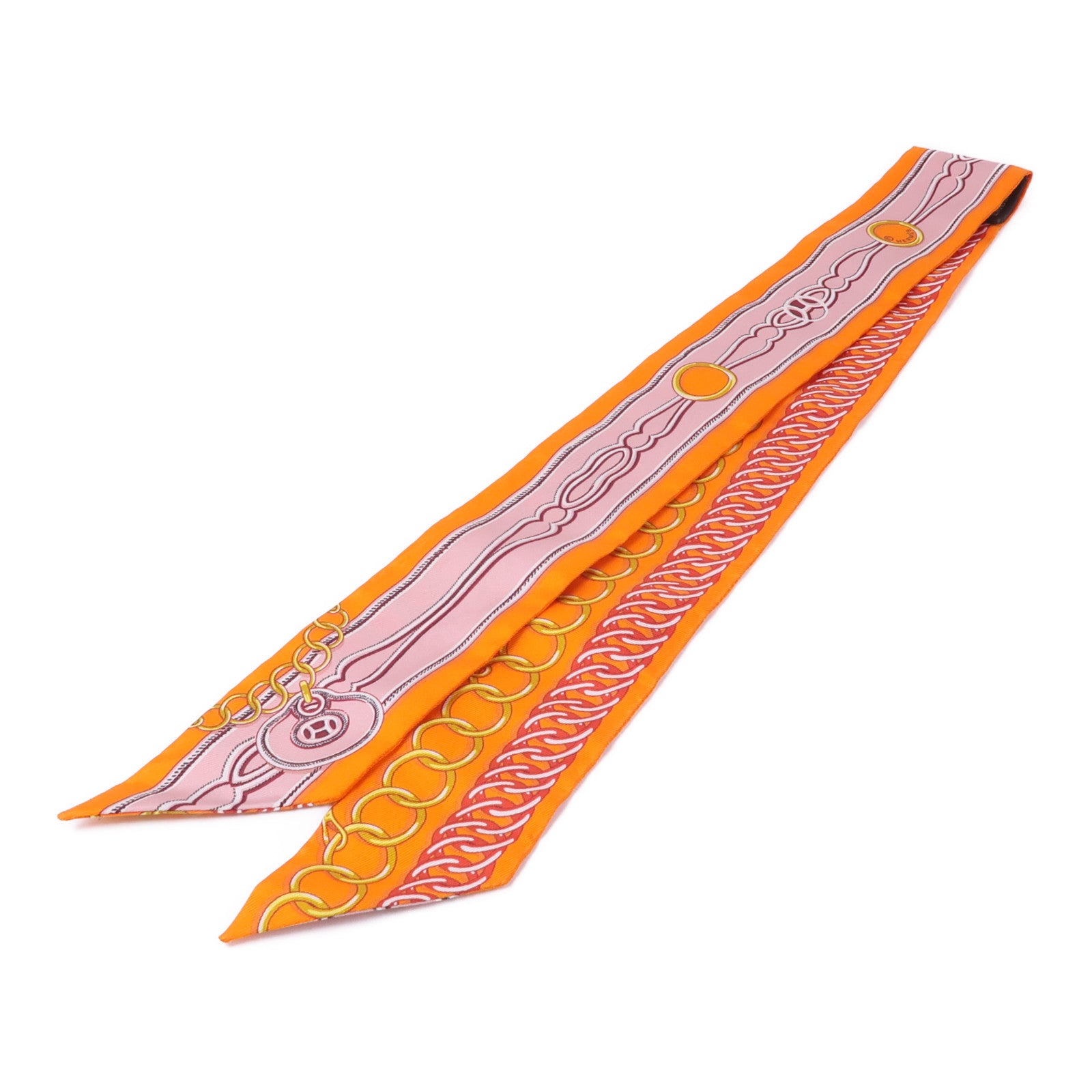 HERMES 【激減優惠】絲質Twilly絲巾