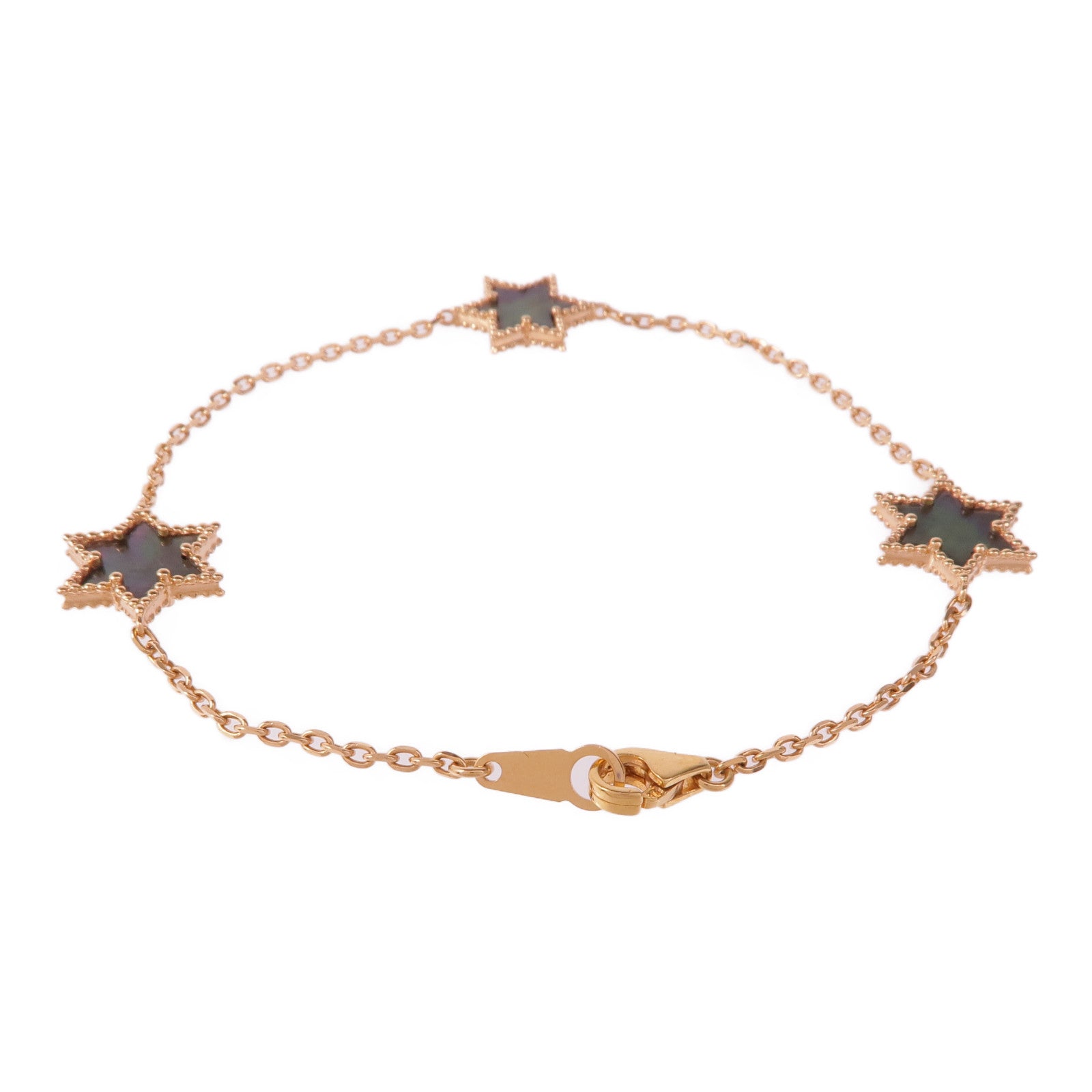 JEWELRY 【激減優惠】18K玫瑰金Mother Of Pearl Bracelet珍珠母貝手鏈
