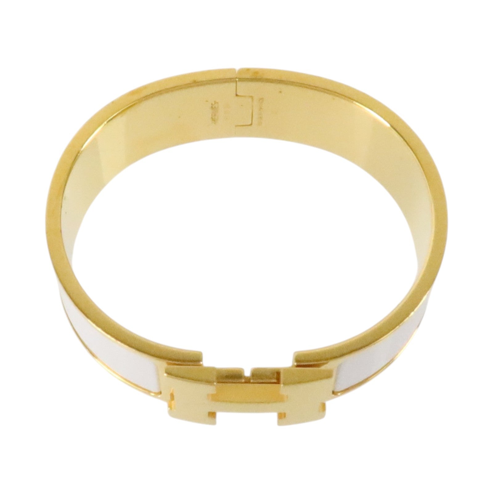 HERMES 金屬/琺瑯Clic-Clac H Bracelet金扣手鏈