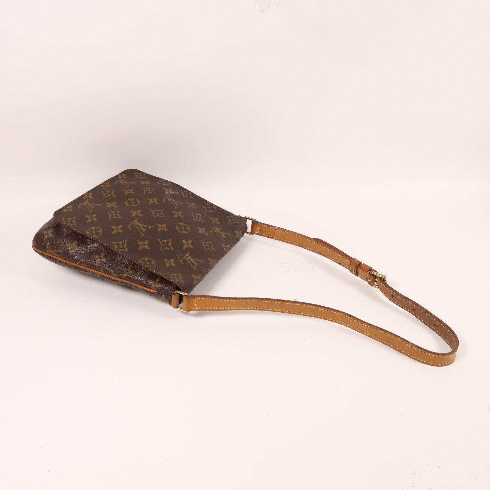 LOUIS VUITTON LV GHW Musette Salsa Shoulder Bag M51258 Monogram Brown