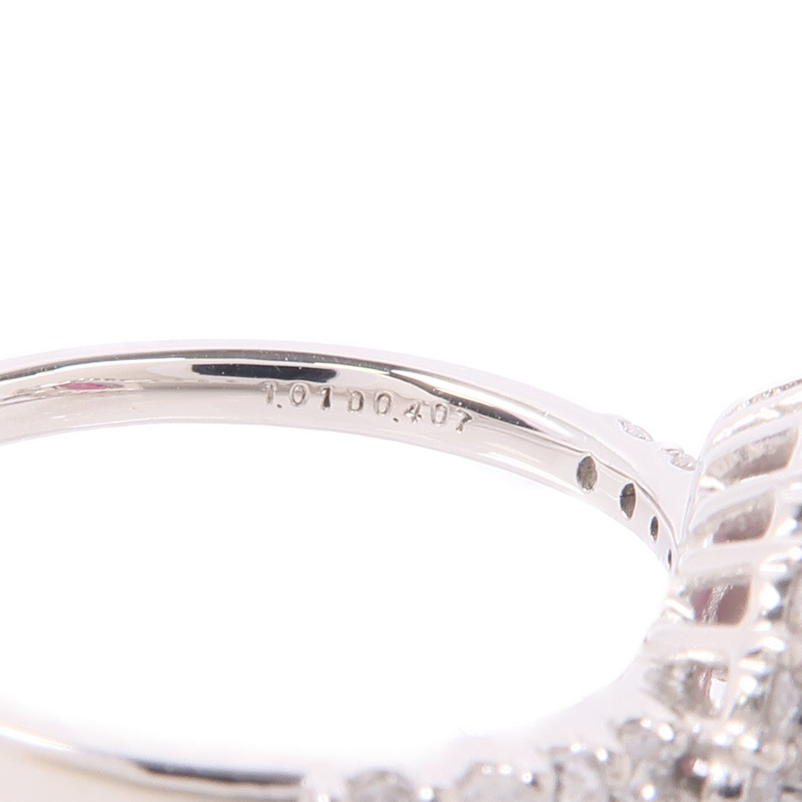 JEWELRY Ruby Diamond Ring  PT950 Platinum US#6.25