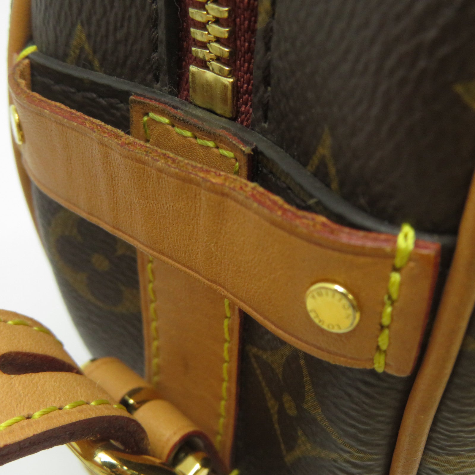 LOUIS VUITTON 【激減優惠】Monogram Boite Chapeau Souple MM金扣肩背袋啡色