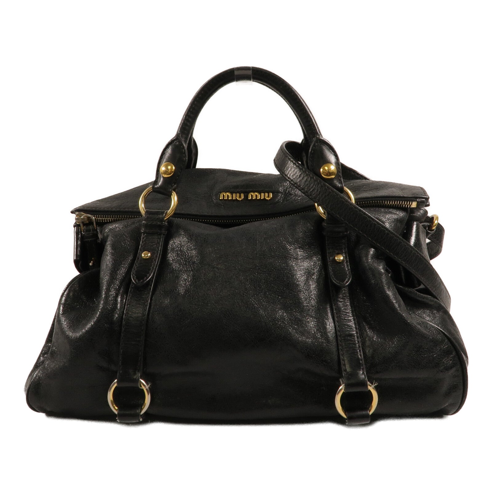 Miu Miu 牛皮皮革Shoulder Bag手挽肩背兩用袋