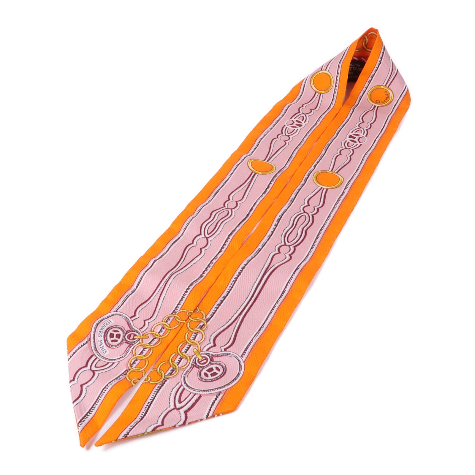 HERMES 【激減優惠】絲質Twilly絲巾